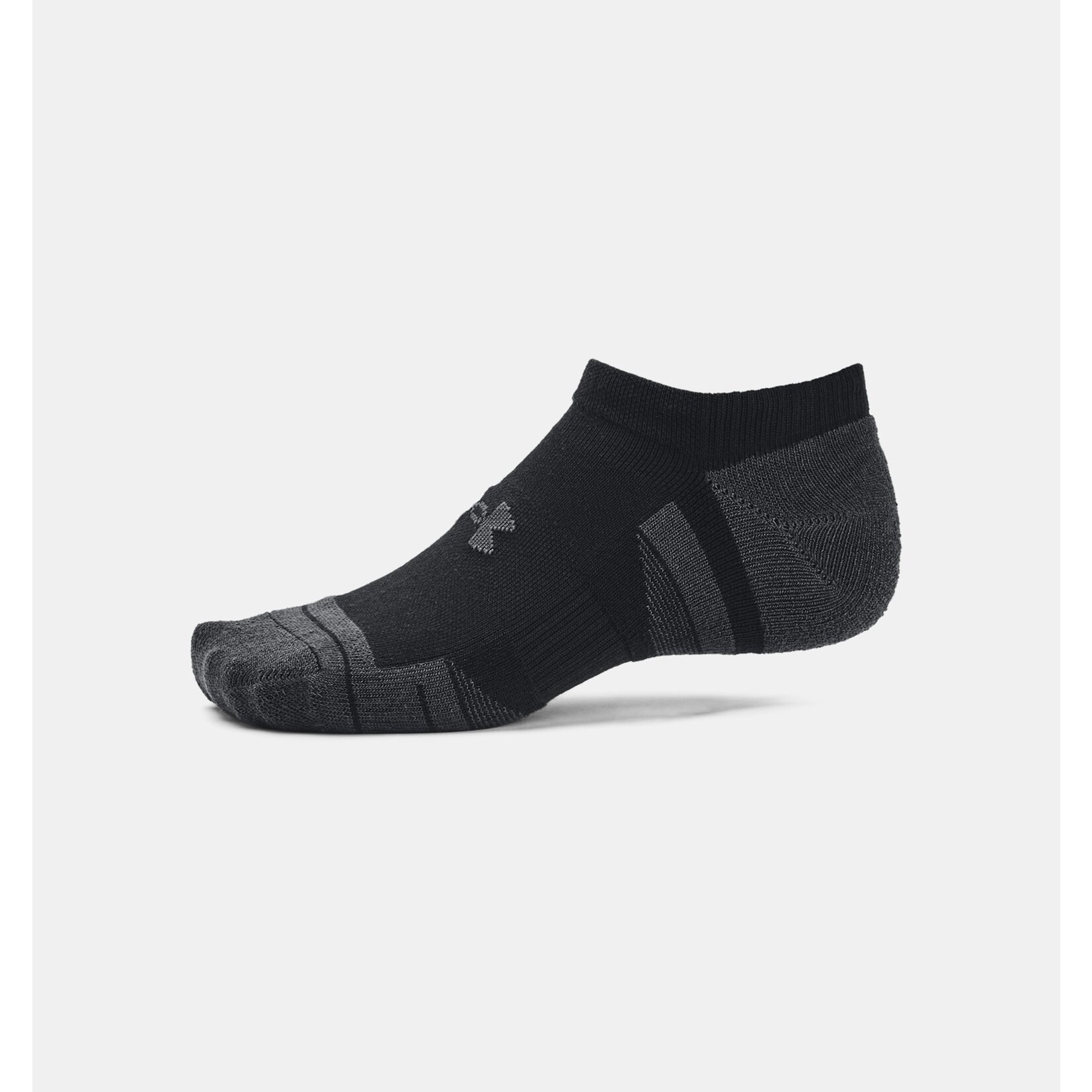 Under Armour Heatgear Tech No Show 3pk-BLK LG