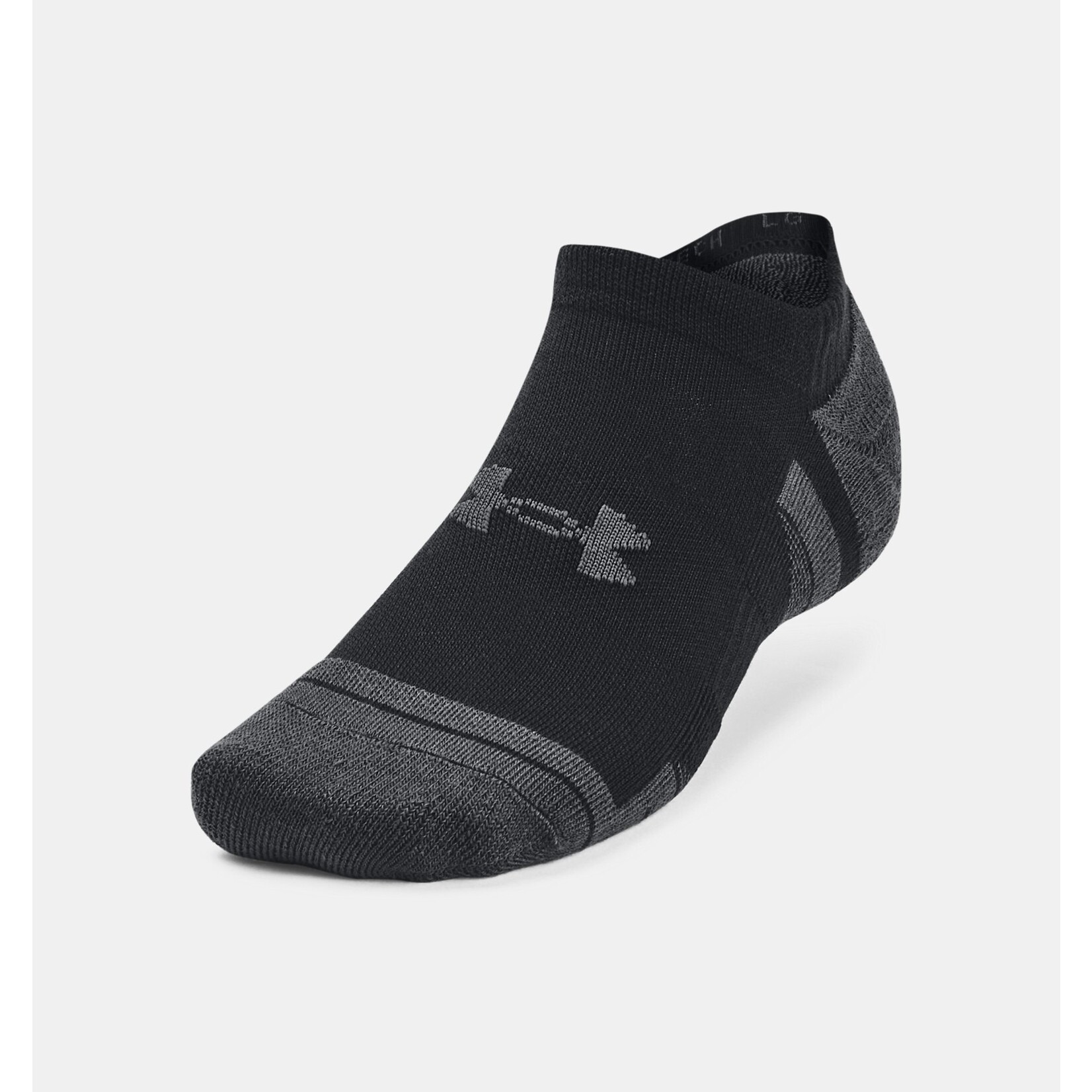 Under Armour Heatgear Tech No Show 3pk-BLK LG