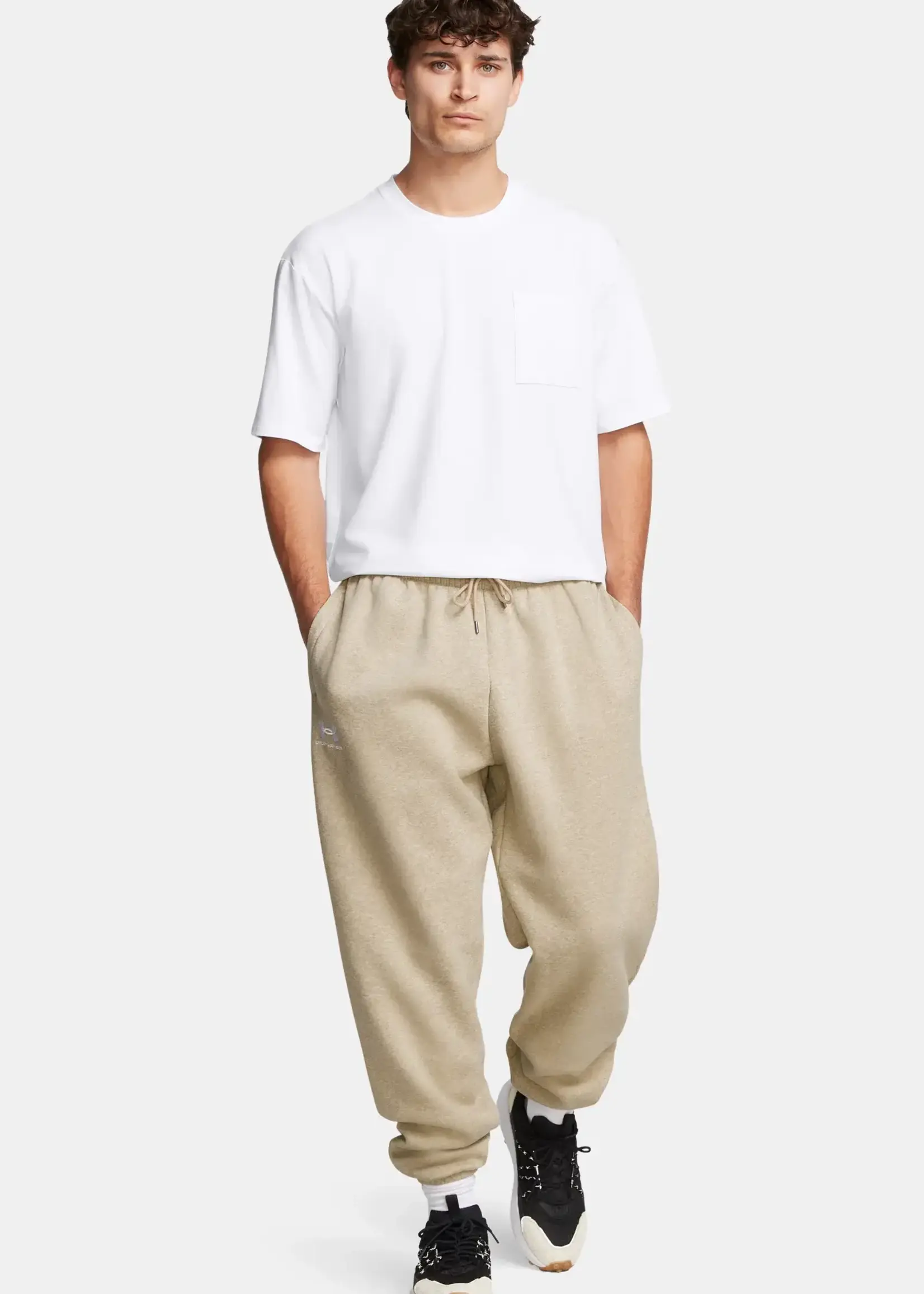 Under Armour UA Essential Flc Puddle Pant-BRN