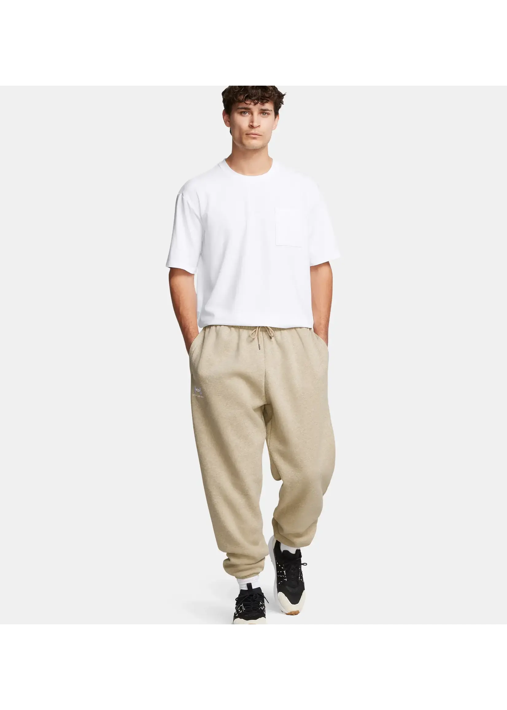 Under Armour UA Essential Flc Puddle Pant-BRN