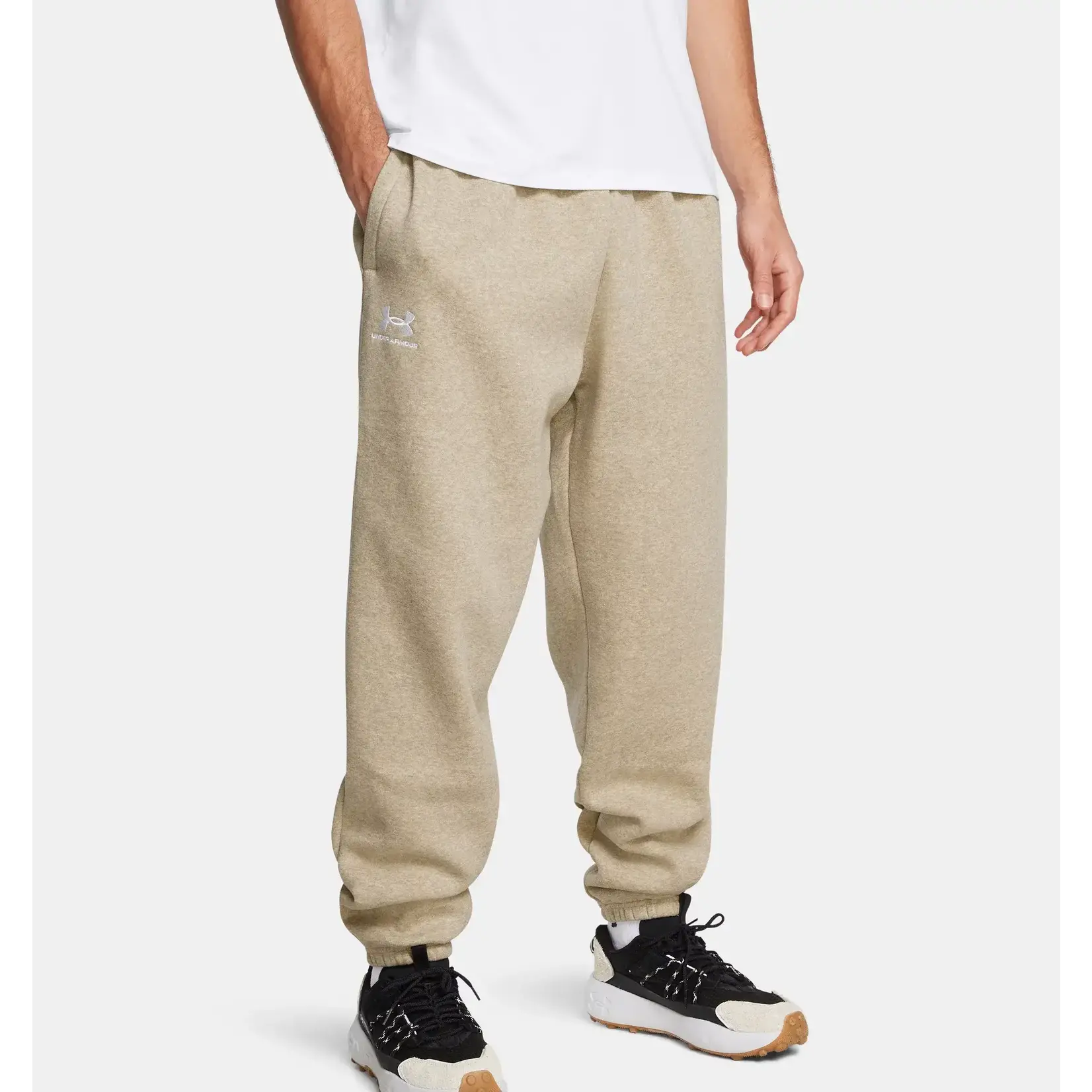 Under Armour UA Essential Flc Puddle Pant-BRN