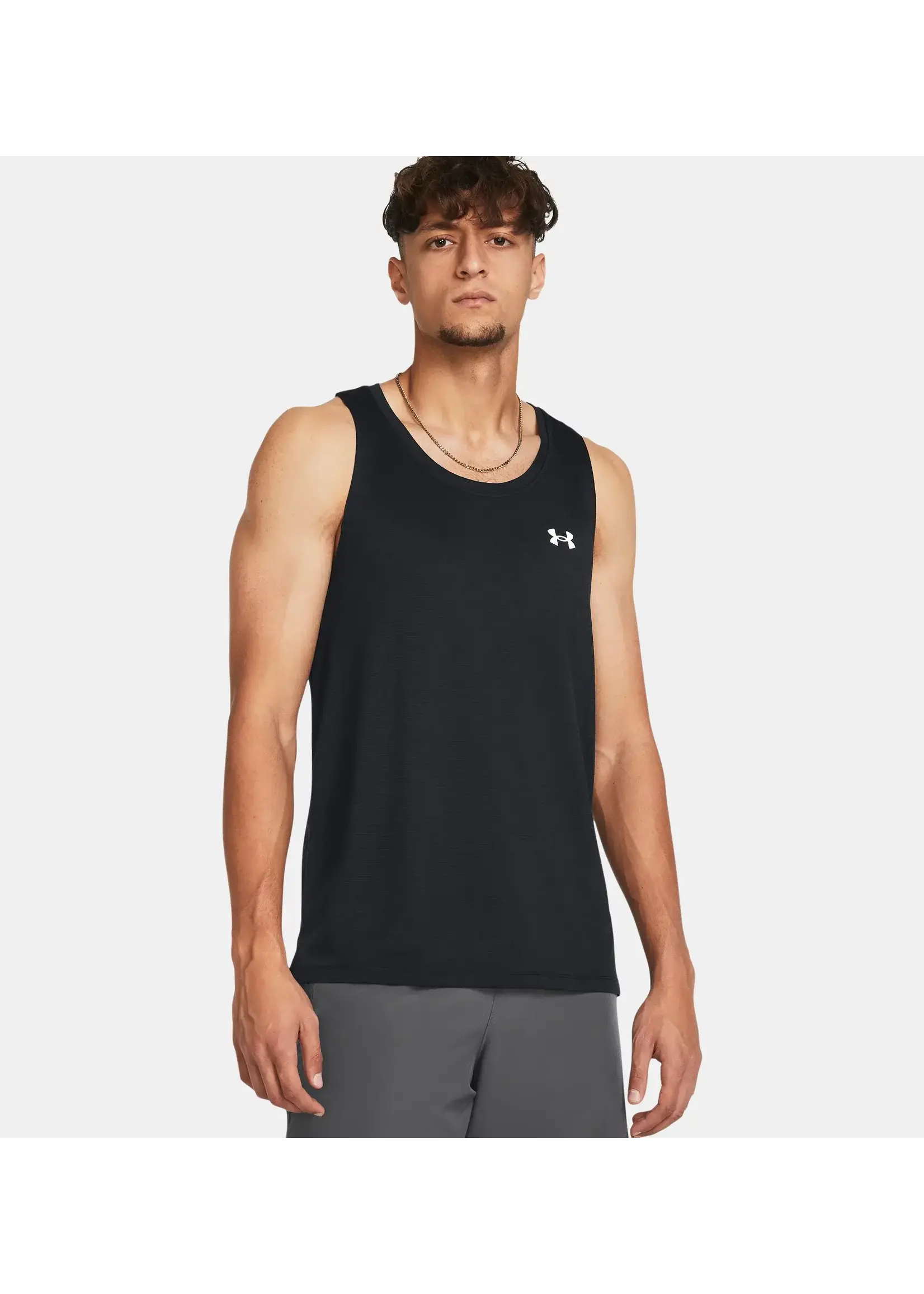 Under Armour UA Launch SINGLET-BLK