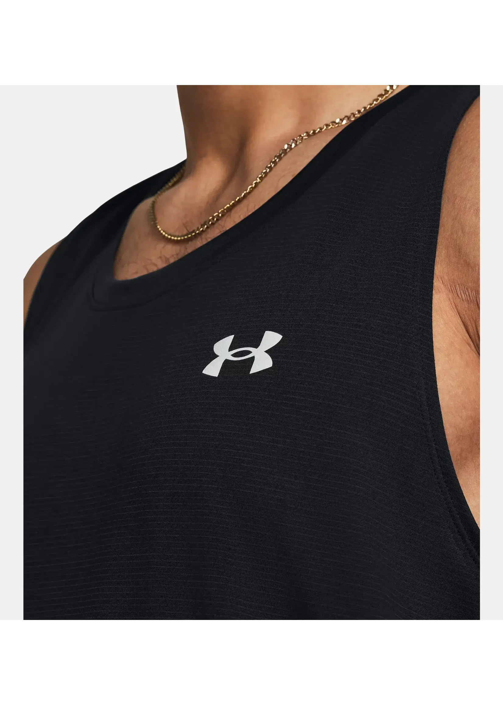 Under Armour UA Launch SINGLET-BLK