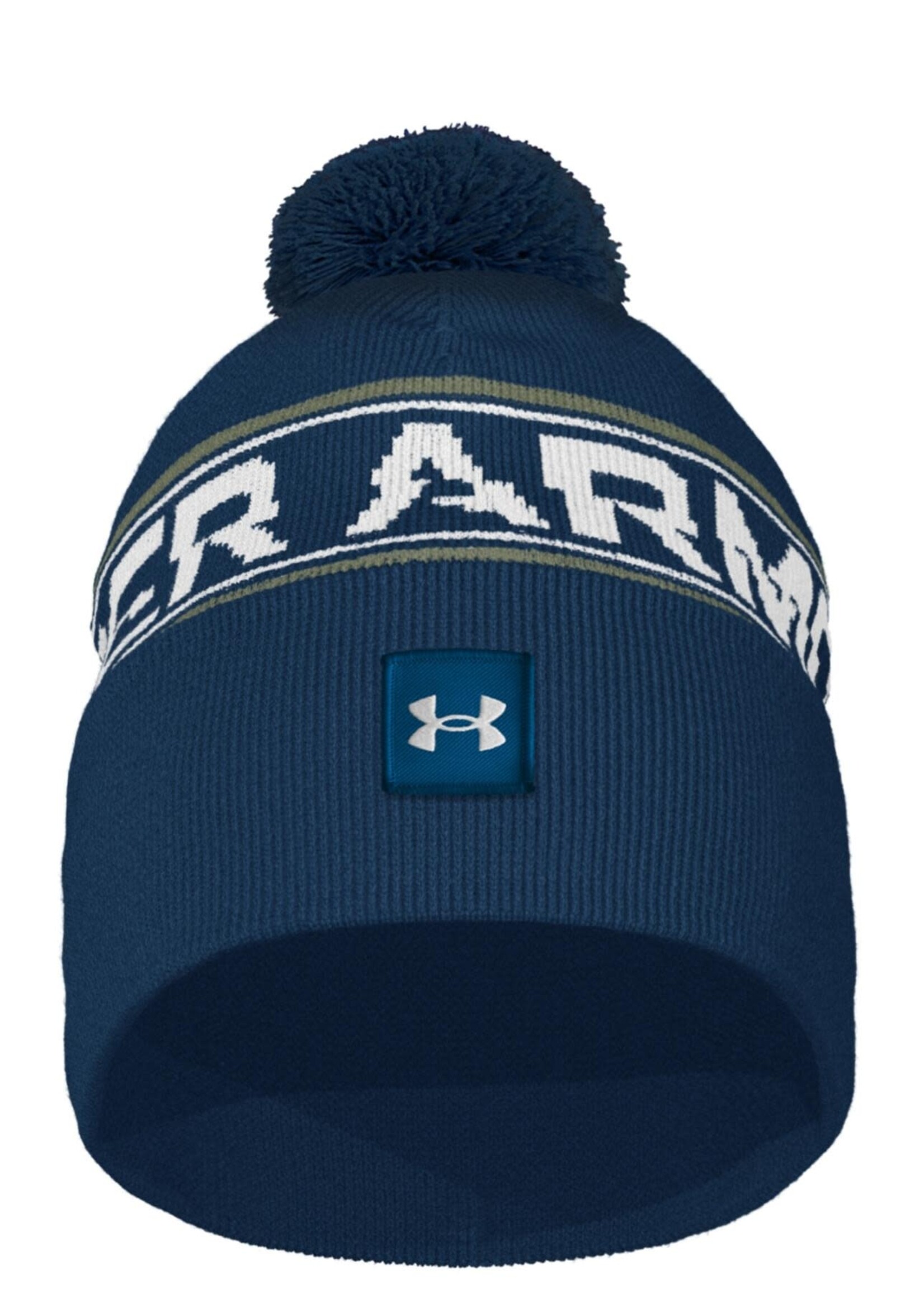 Under Armour Ua Men'S Halftime Pom Beanie-Blu OSFM