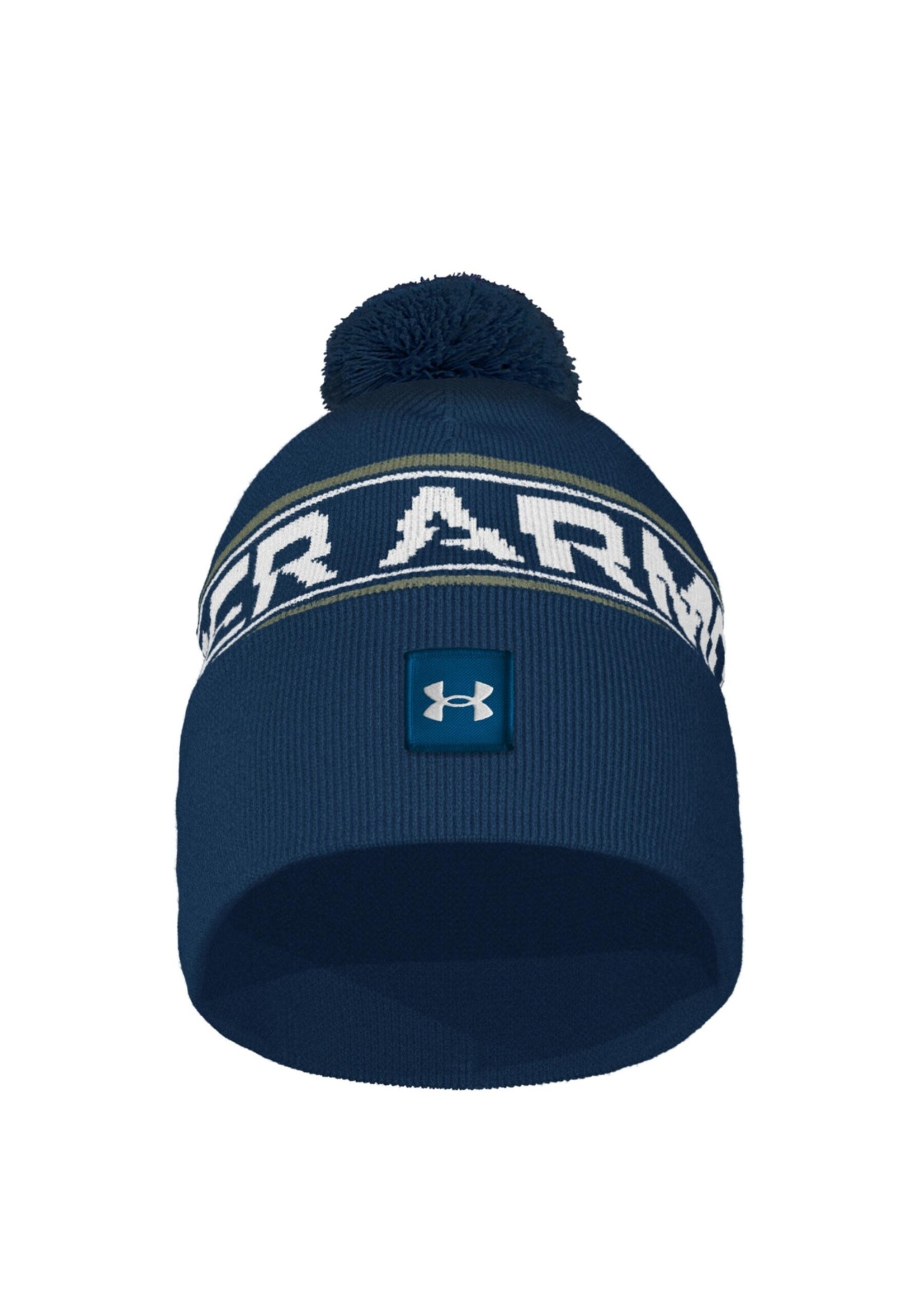 Under Armour Ua Men'S Halftime Pom Beanie-Blu OSFM