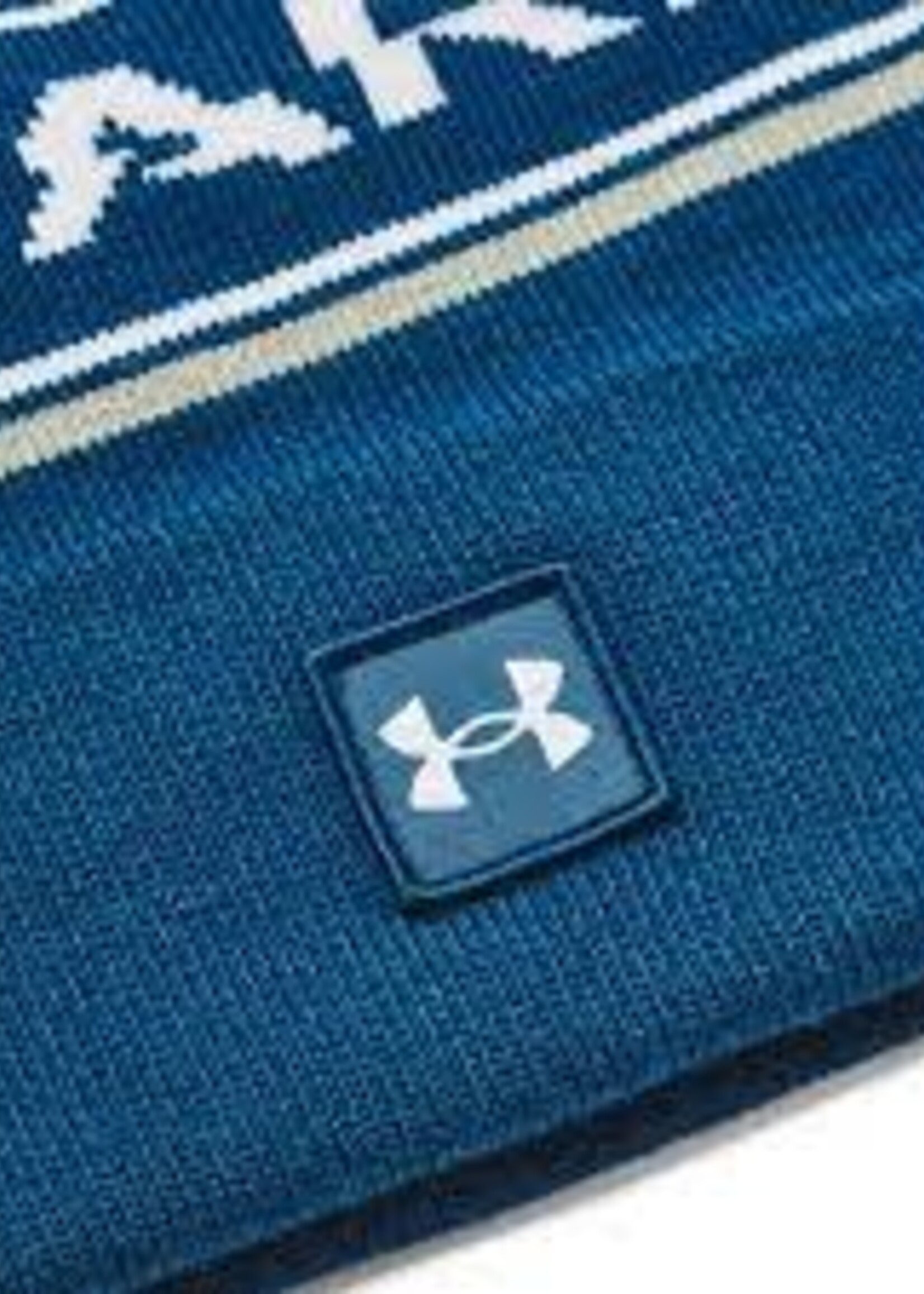 Under Armour Ua Men'S Halftime Pom Beanie-Blu OSFM