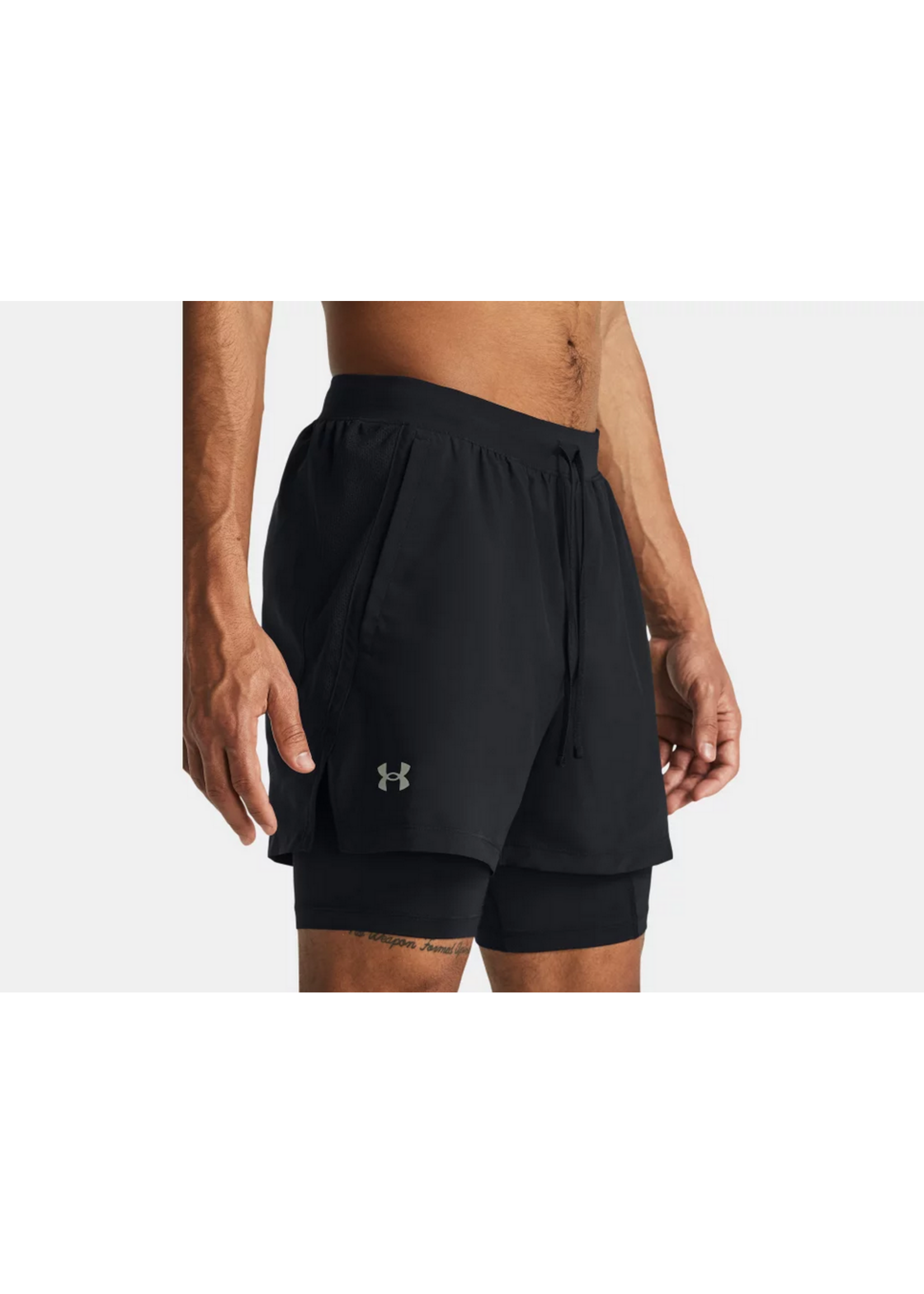 Under Armour Ua Launch 5'' 2-In-1 Shorts-Blk