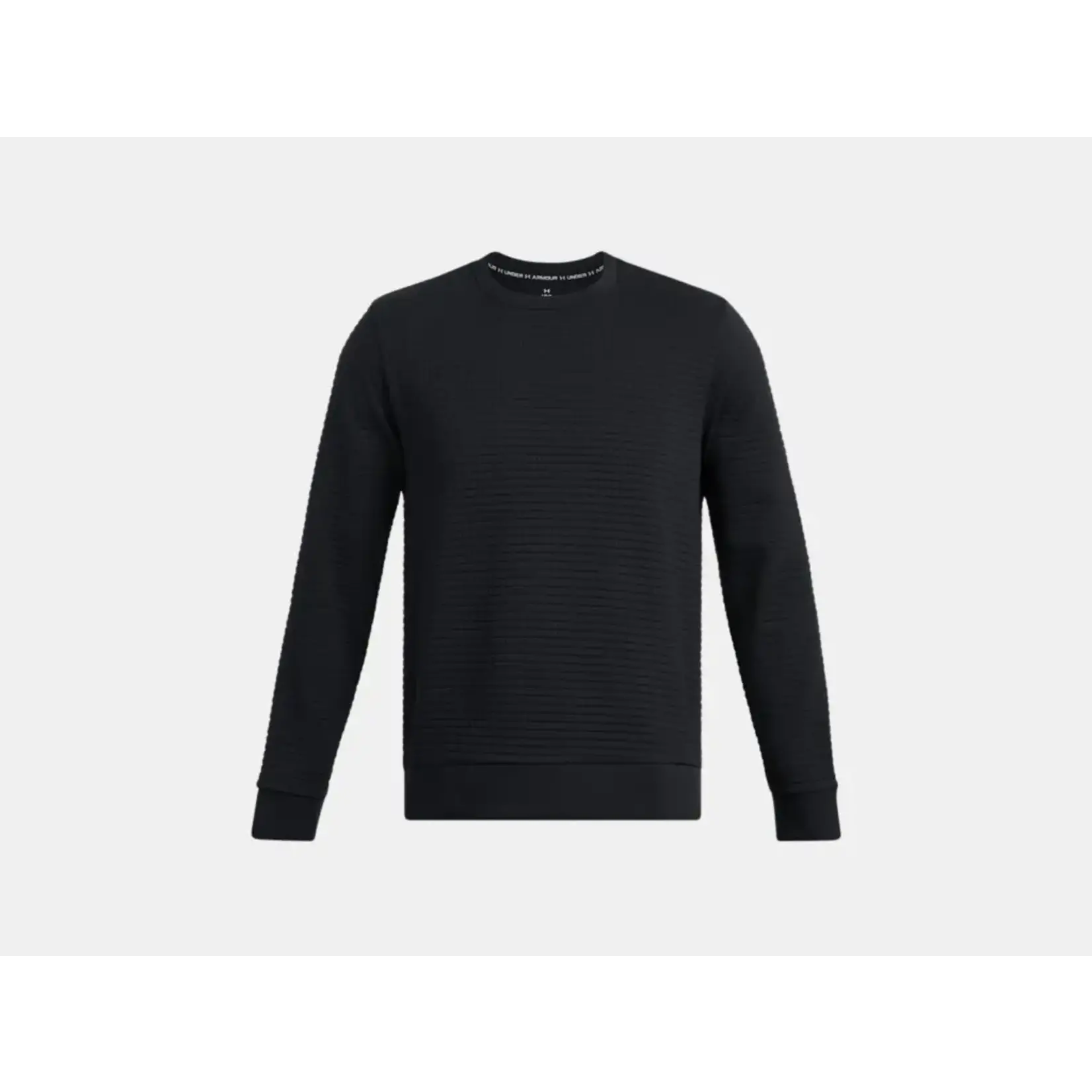 Under Armour Ua Unstoppable Fleece Grid Crew-Blk