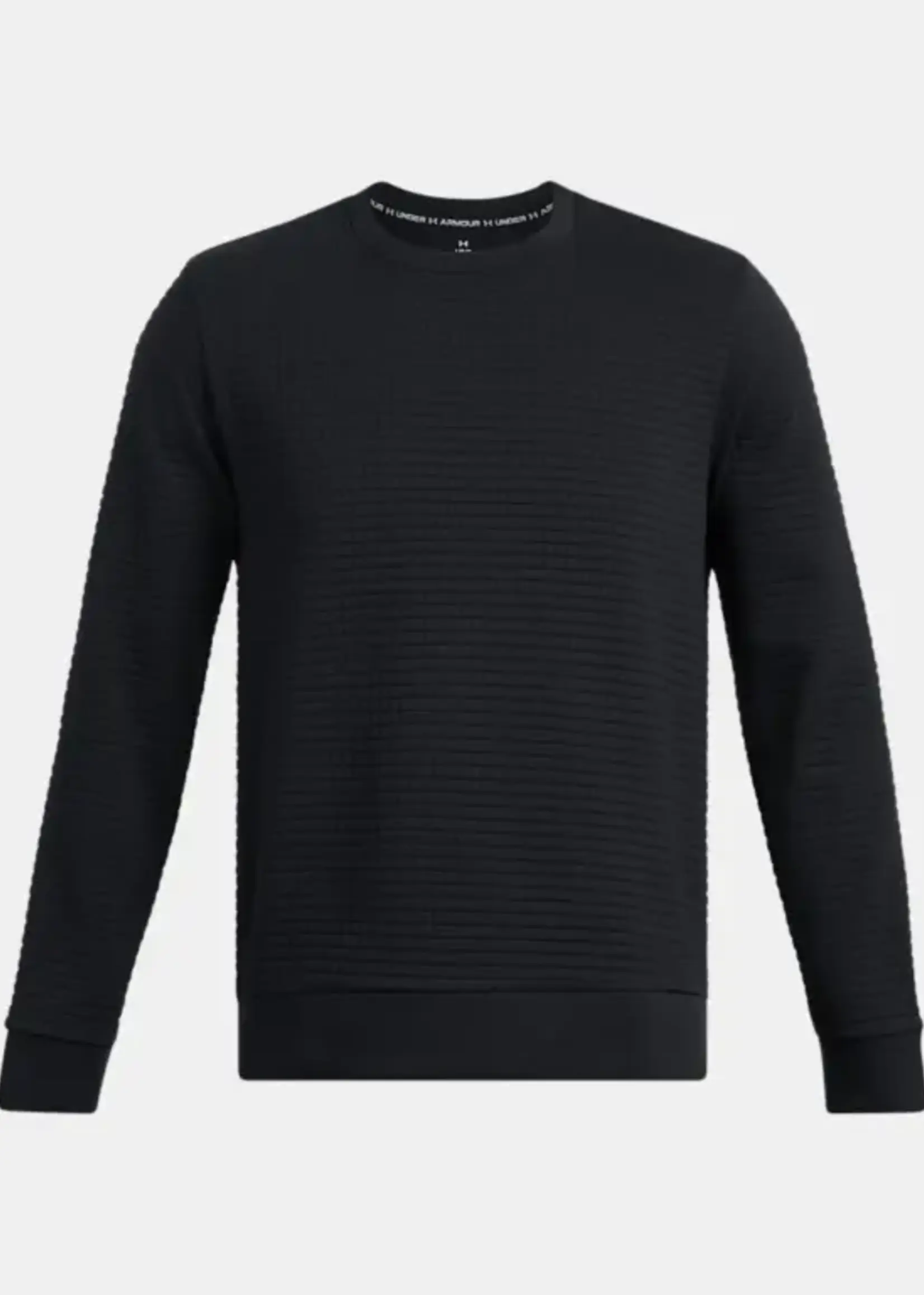 Under Armour Ua Unstoppable Fleece Grid Crew-Blk