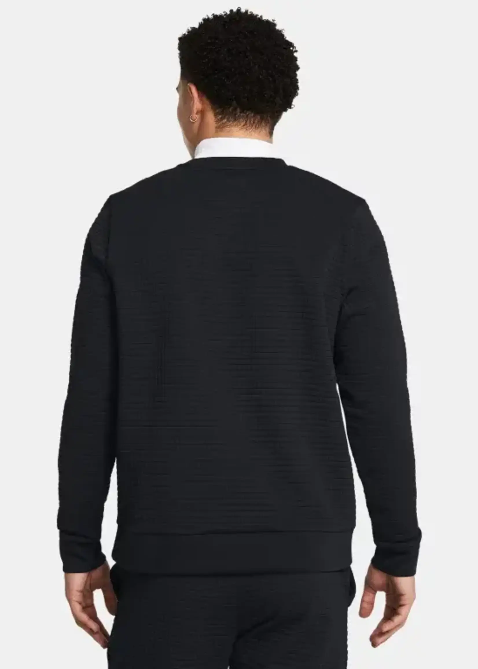 Under Armour Ua Unstoppable Fleece Grid Crew-Blk