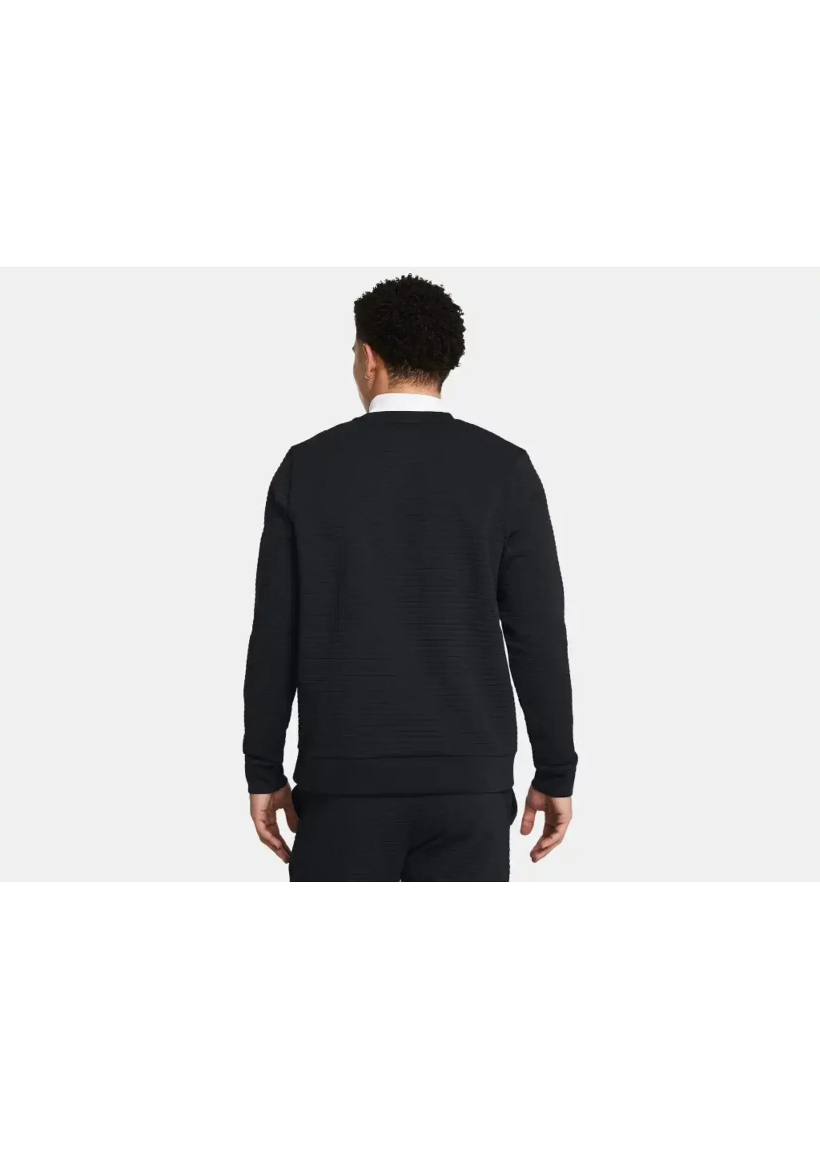 Under Armour Ua Unstoppable Fleece Grid Crew-Blk