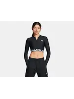 Under Armour Heatgear Rib 1/4 Zip Ls-Blk