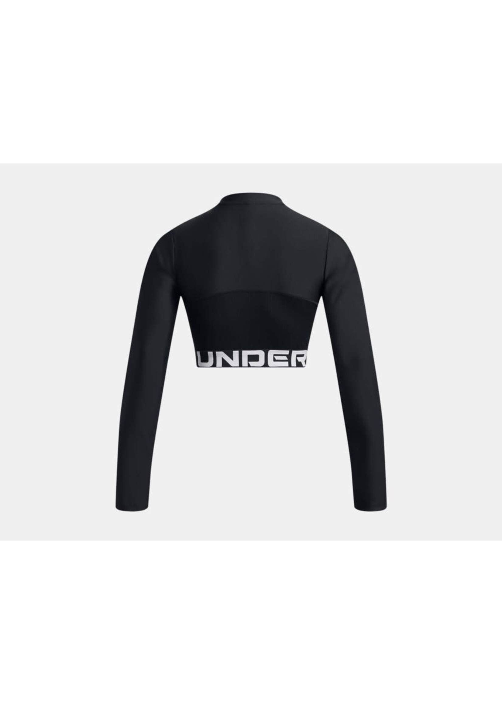 Under Armour Heatgear Rib 1/4 Zip Ls-Blk