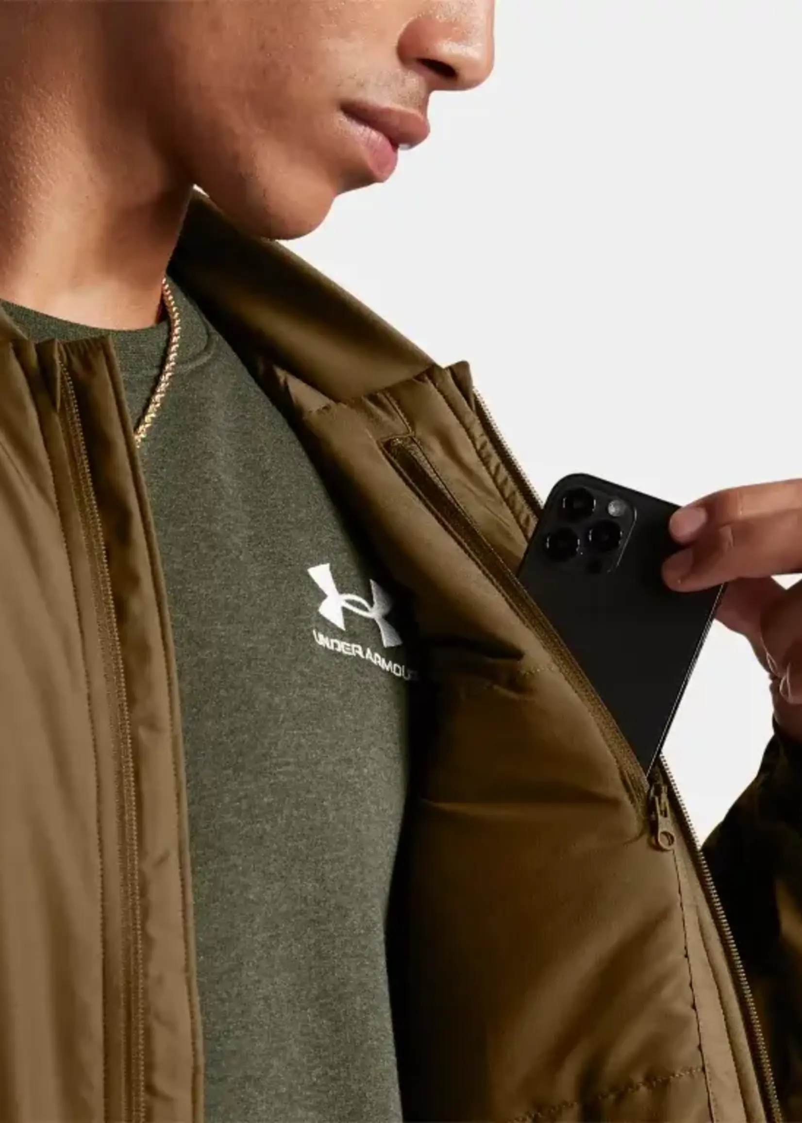 Under Armour Unstoppable Ins Bomber-Brn