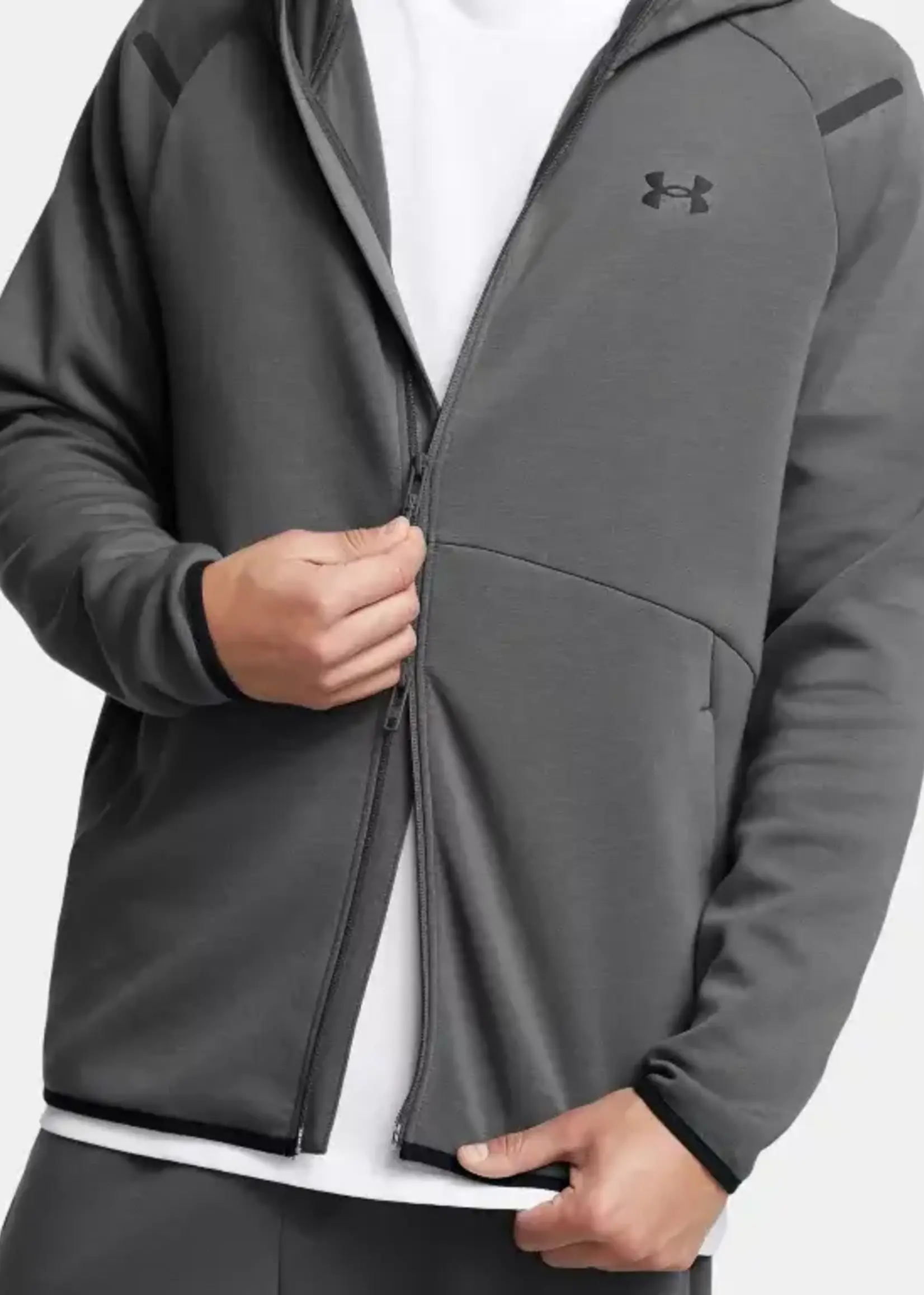 Under Armour Ua Unstoppable Fleece Fz Hd Eu-Gry