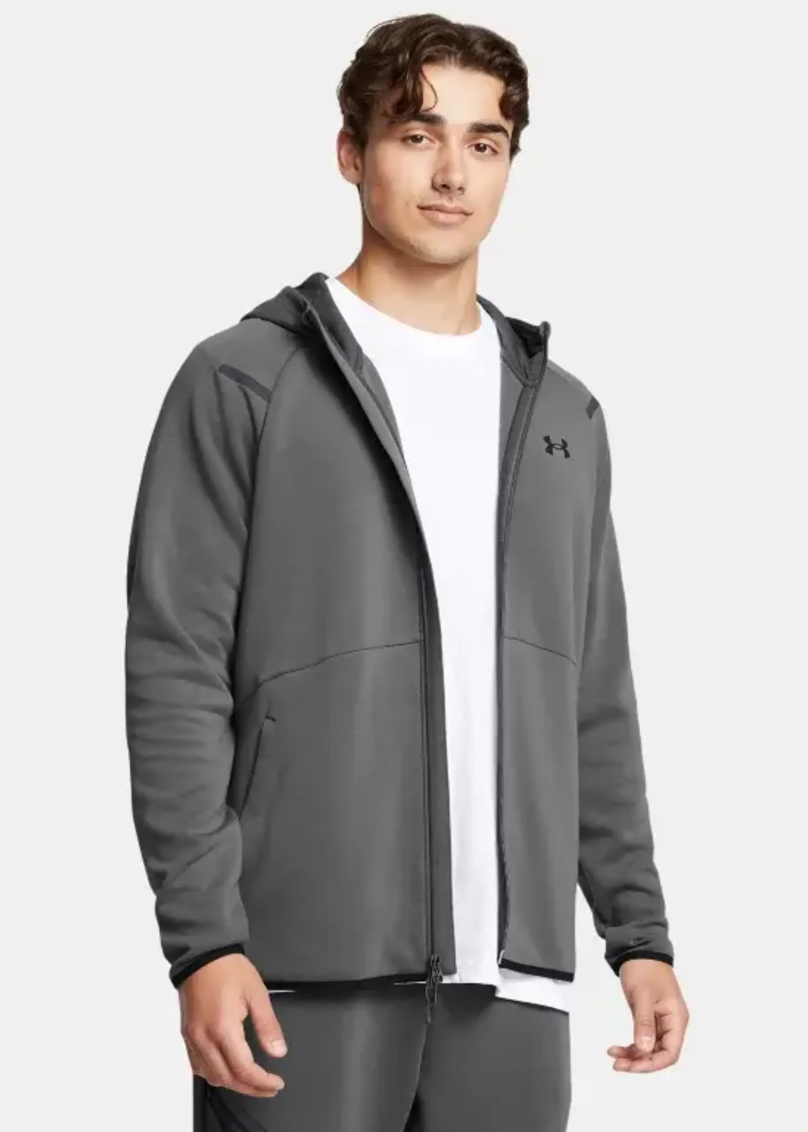 Under Armour Ua Unstoppable Fleece Fz Hd Eu-Gry