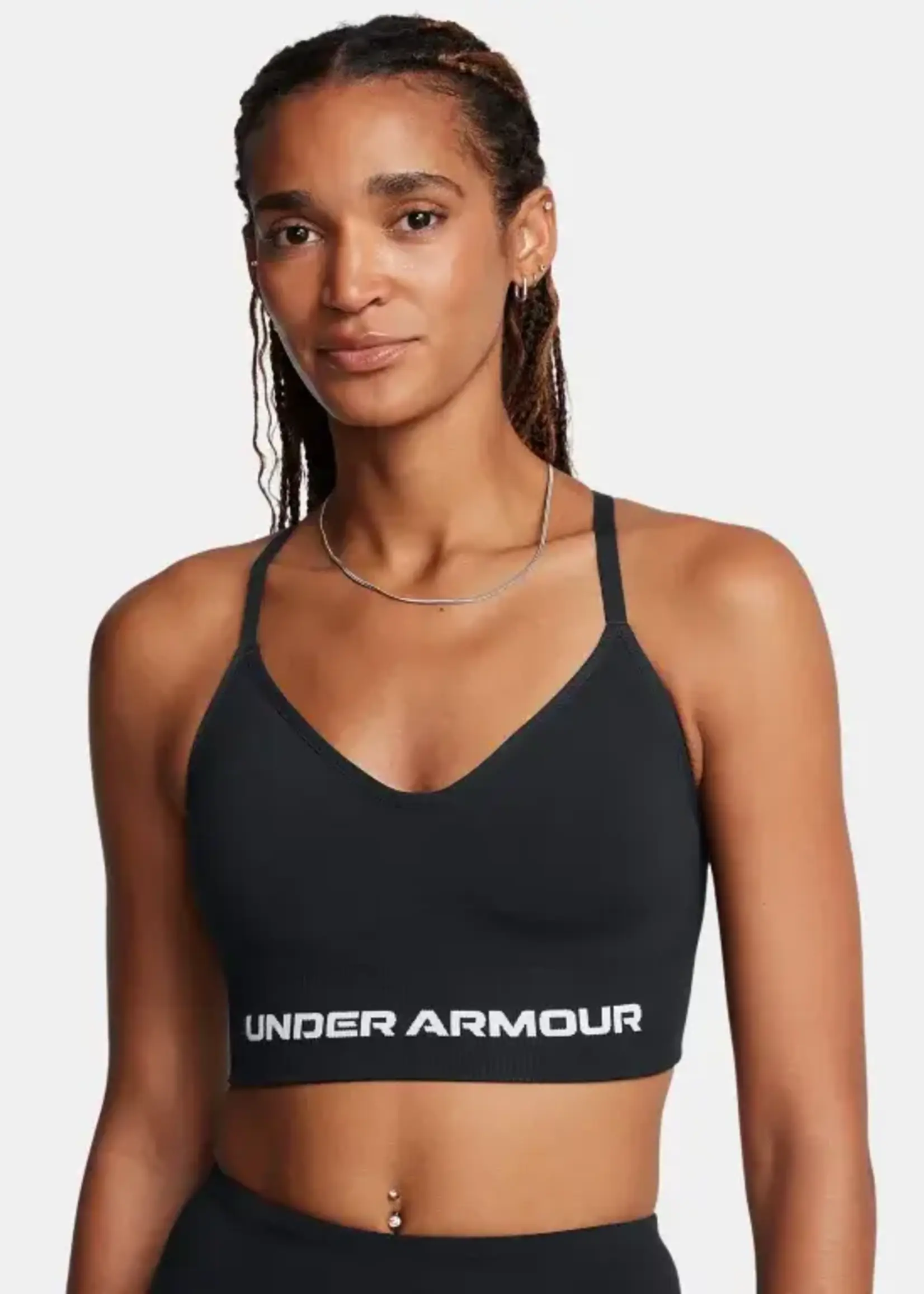 Under Armour Vanish Seamless Low Bra-Blk