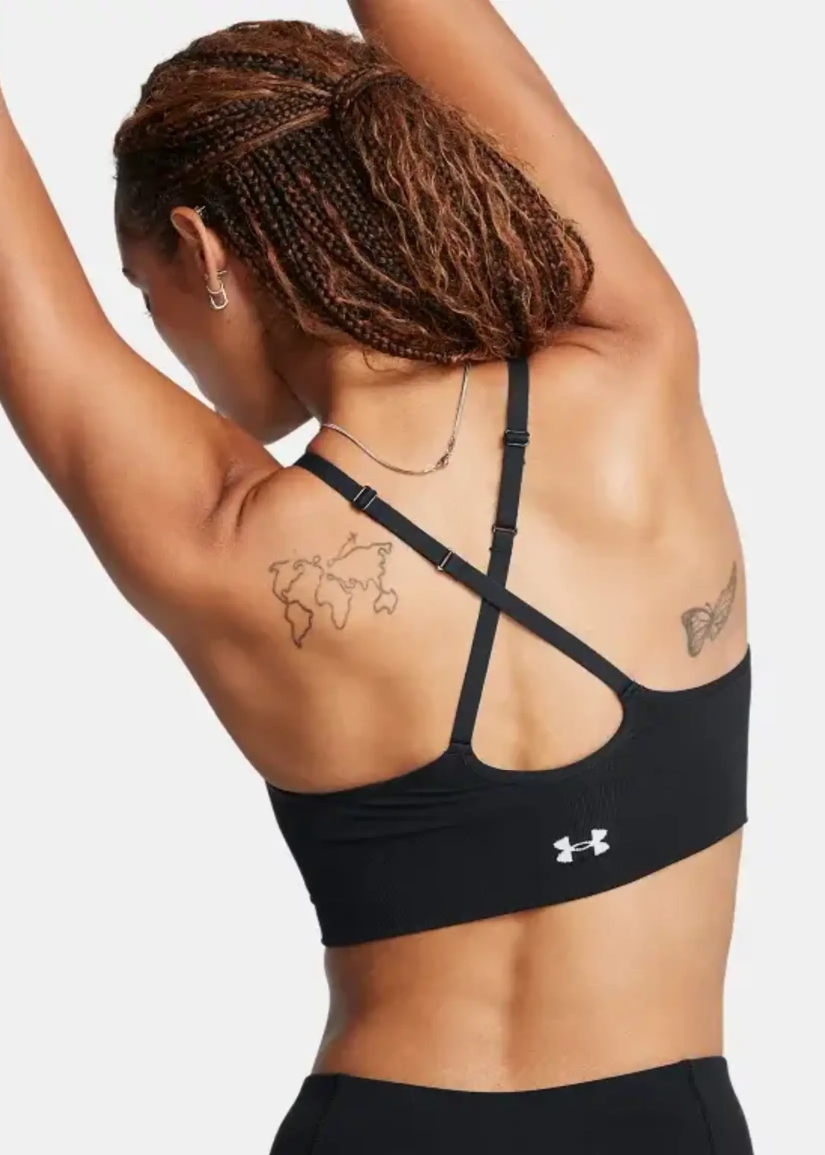 Under Armour Vanish Seamless Low Bra-Blk