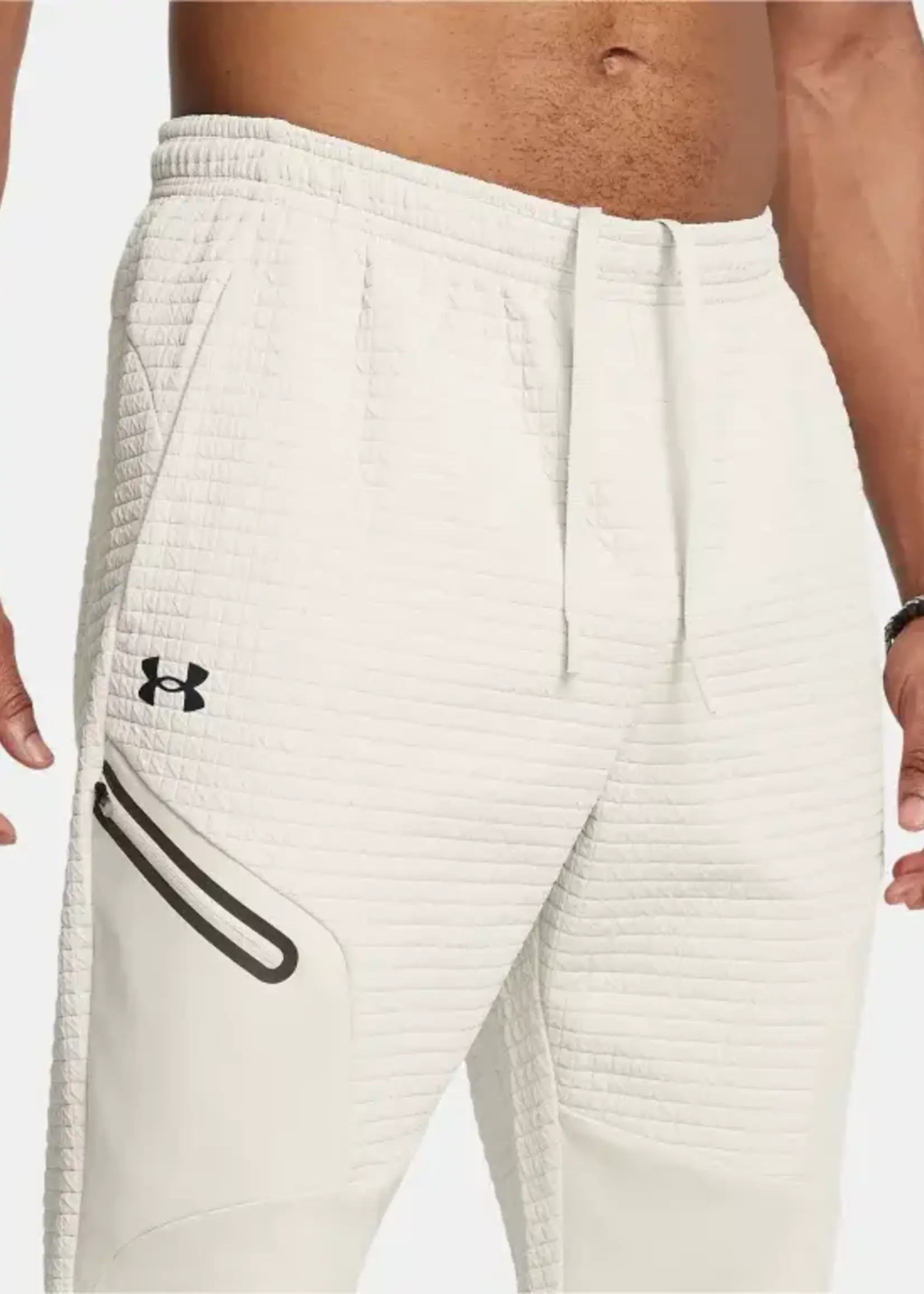 Under Armour Ua Unstoppable Flc Grid jogger-Wht