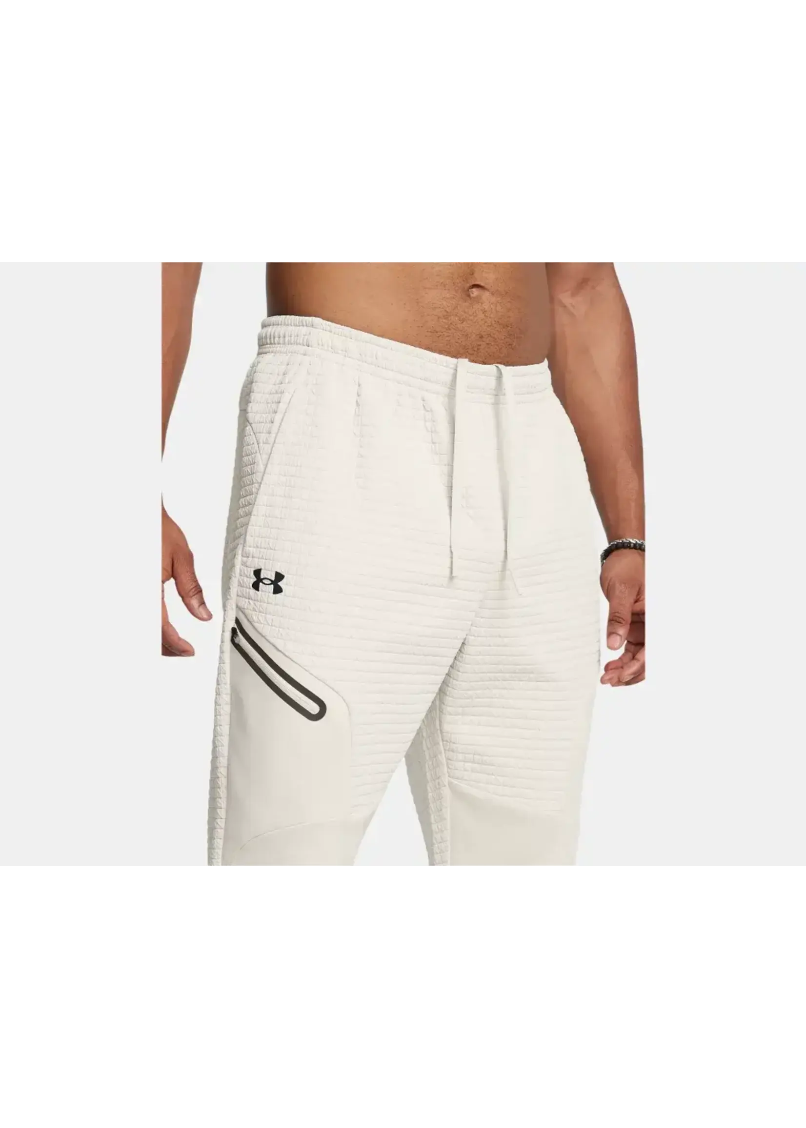 Under Armour Ua Unstoppable Flc Grid jogger-Wht