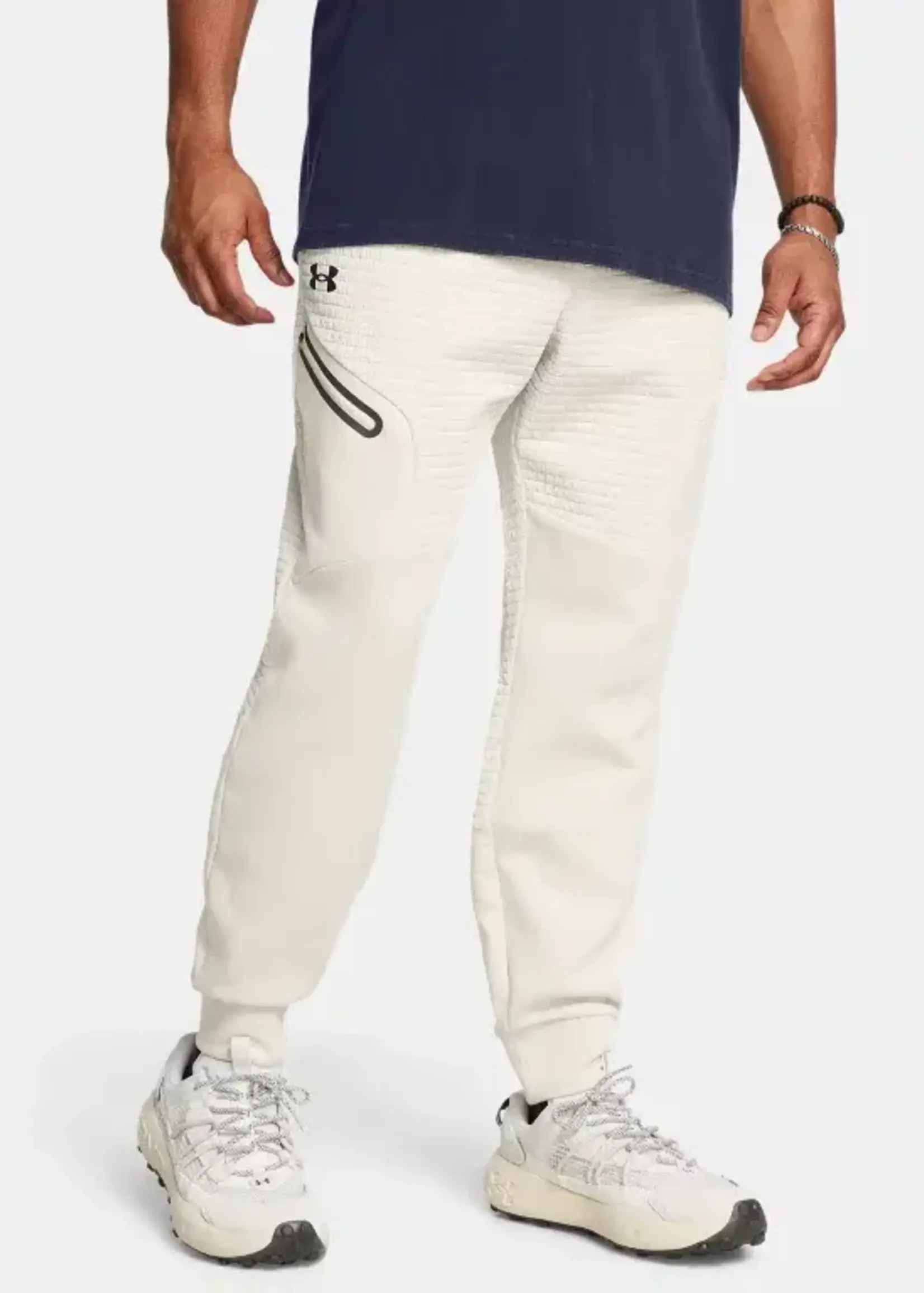 Under Armour Ua Unstoppable Flc Grid jogger-Wht