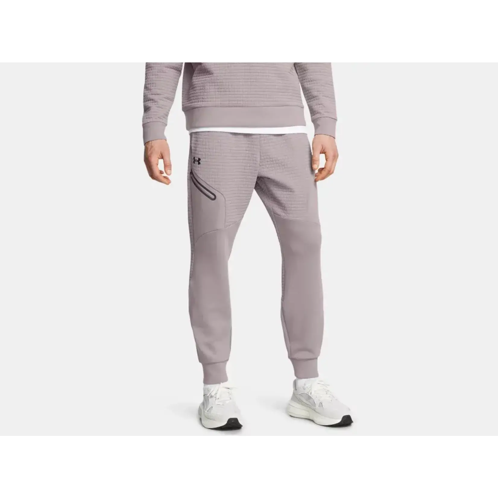 Under Armour Ua Unstoppable Flc Grid jogger-Gry
