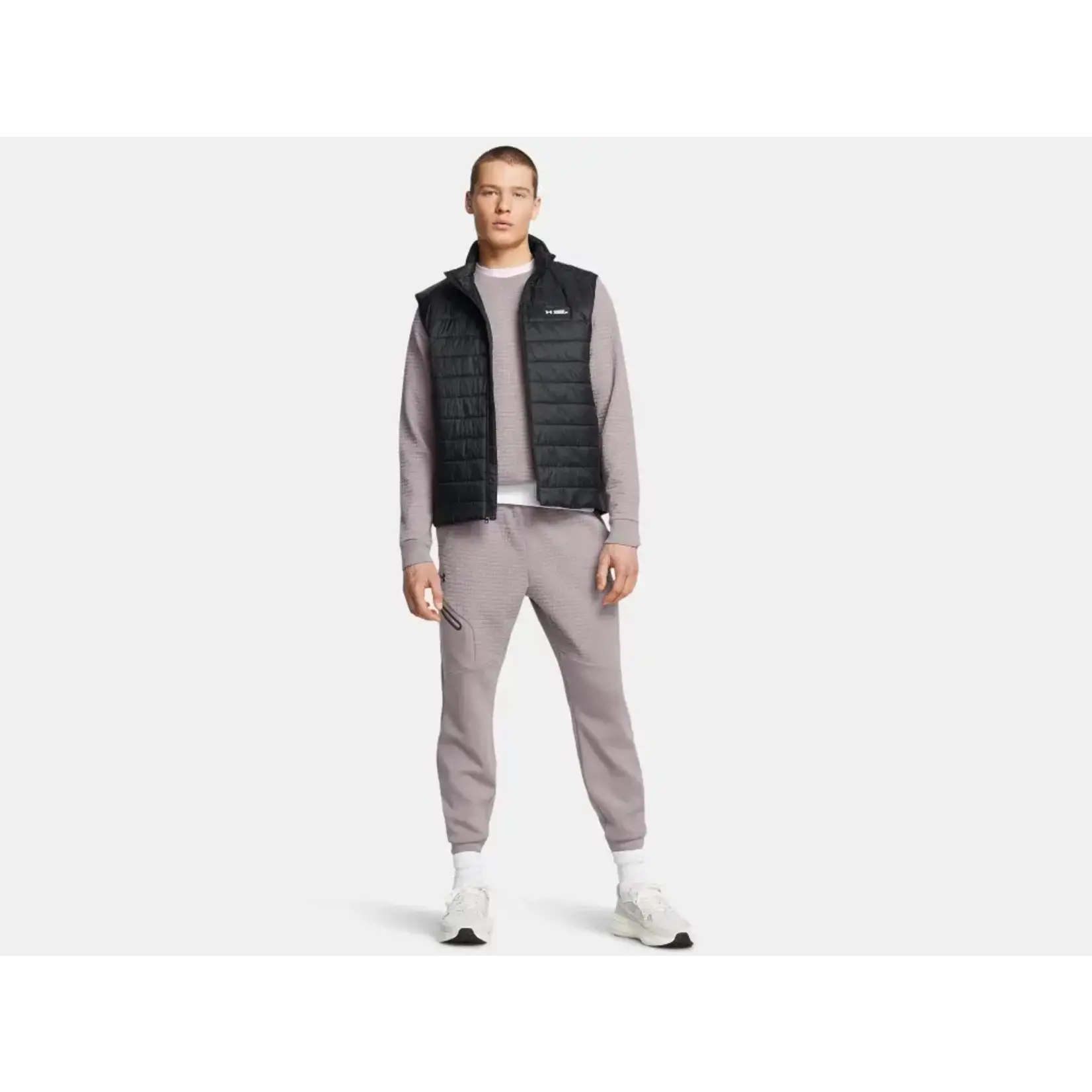 Under Armour Ua Unstoppable Flc Grid jogger-Gry