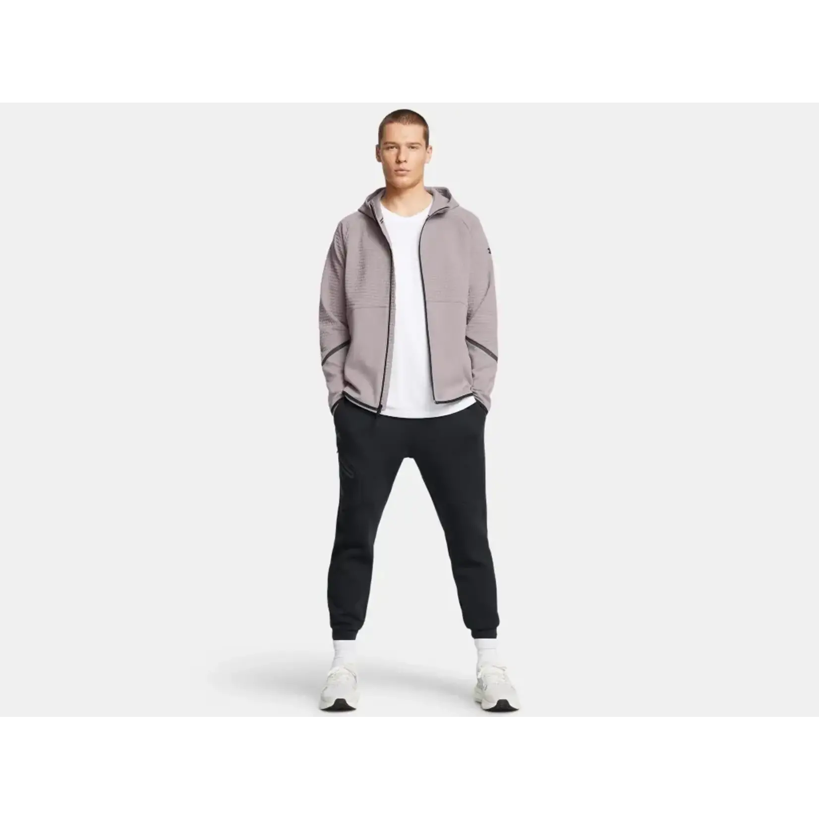 Under Armour Ua Unstoppable Flc Grid Fz-Gry