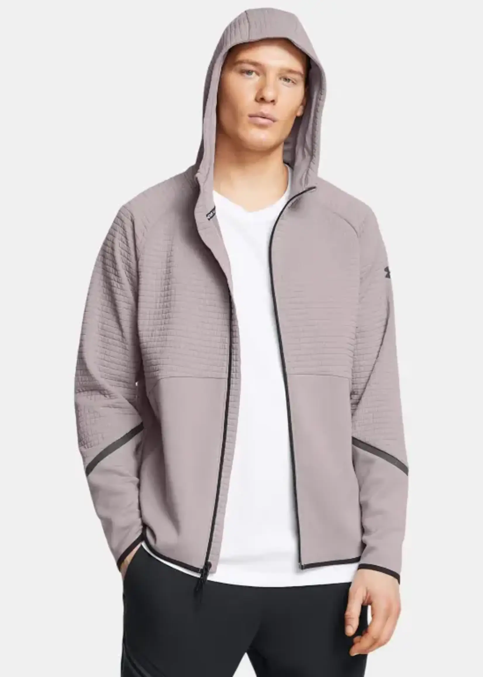 Under Armour Ua Unstoppable Flc Grid Fz-Gry