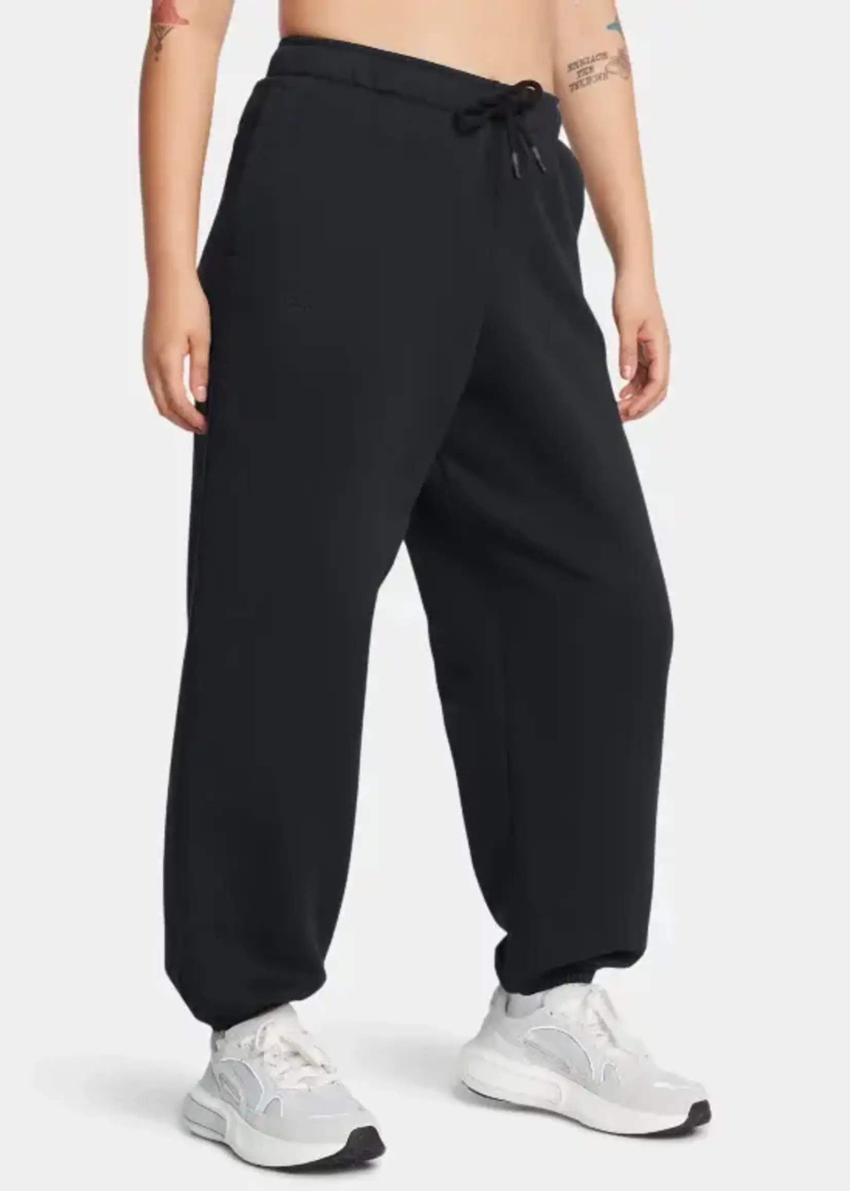 Under Armour Ua Icon Fleece Oversized Women Pant-Blk