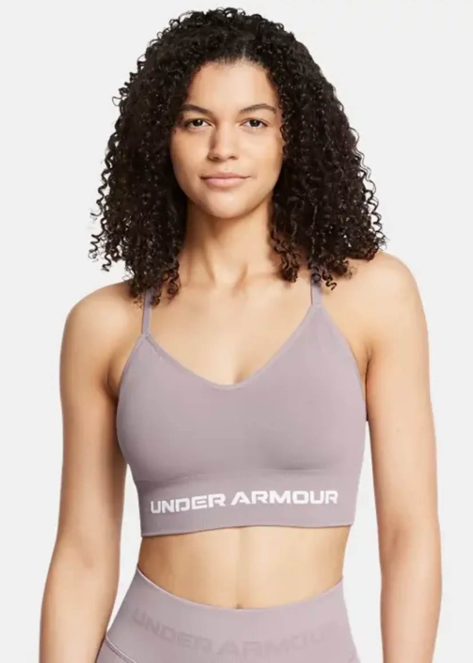 Under Armour Vanish Seamless Low Bra-Gry 015