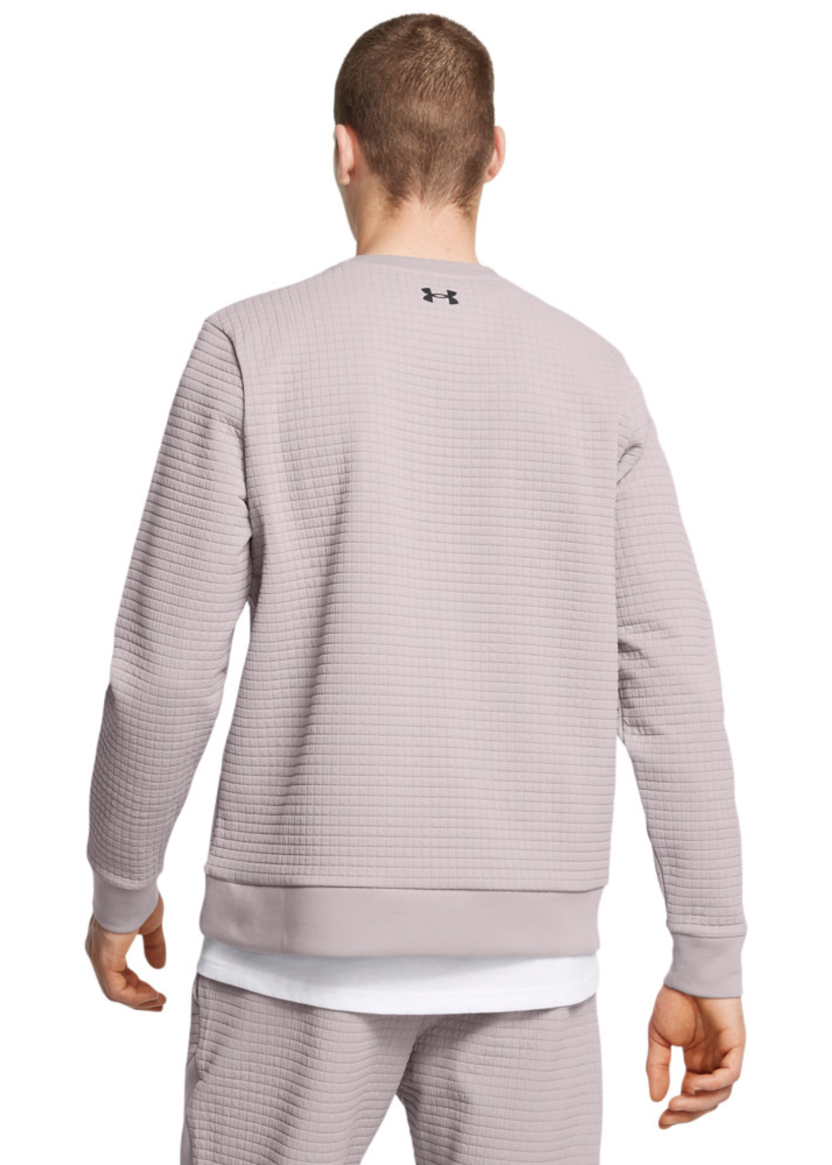 Under Armour Ua Unstoppable Fleece Grid Crew-Gry