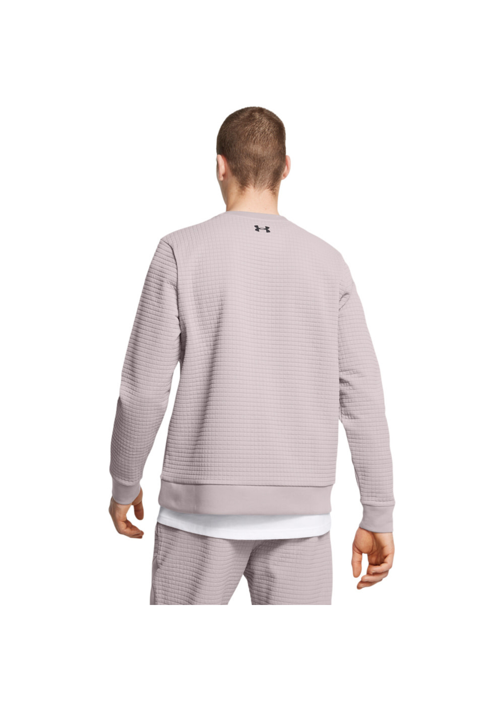 Under Armour Ua Unstoppable Fleece Grid Crew-Gry