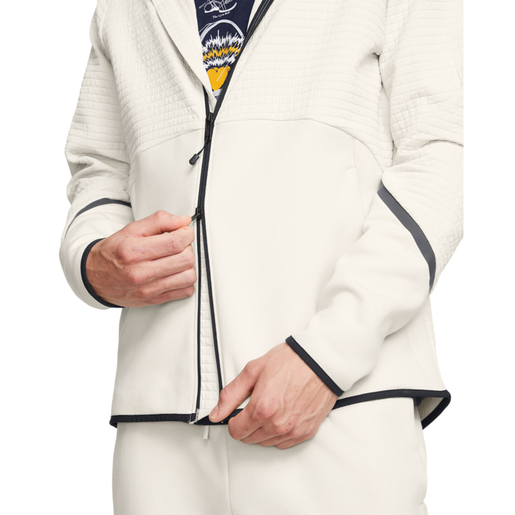 Under Armour Ua Unstoppable Flc Grid Fz-Wht