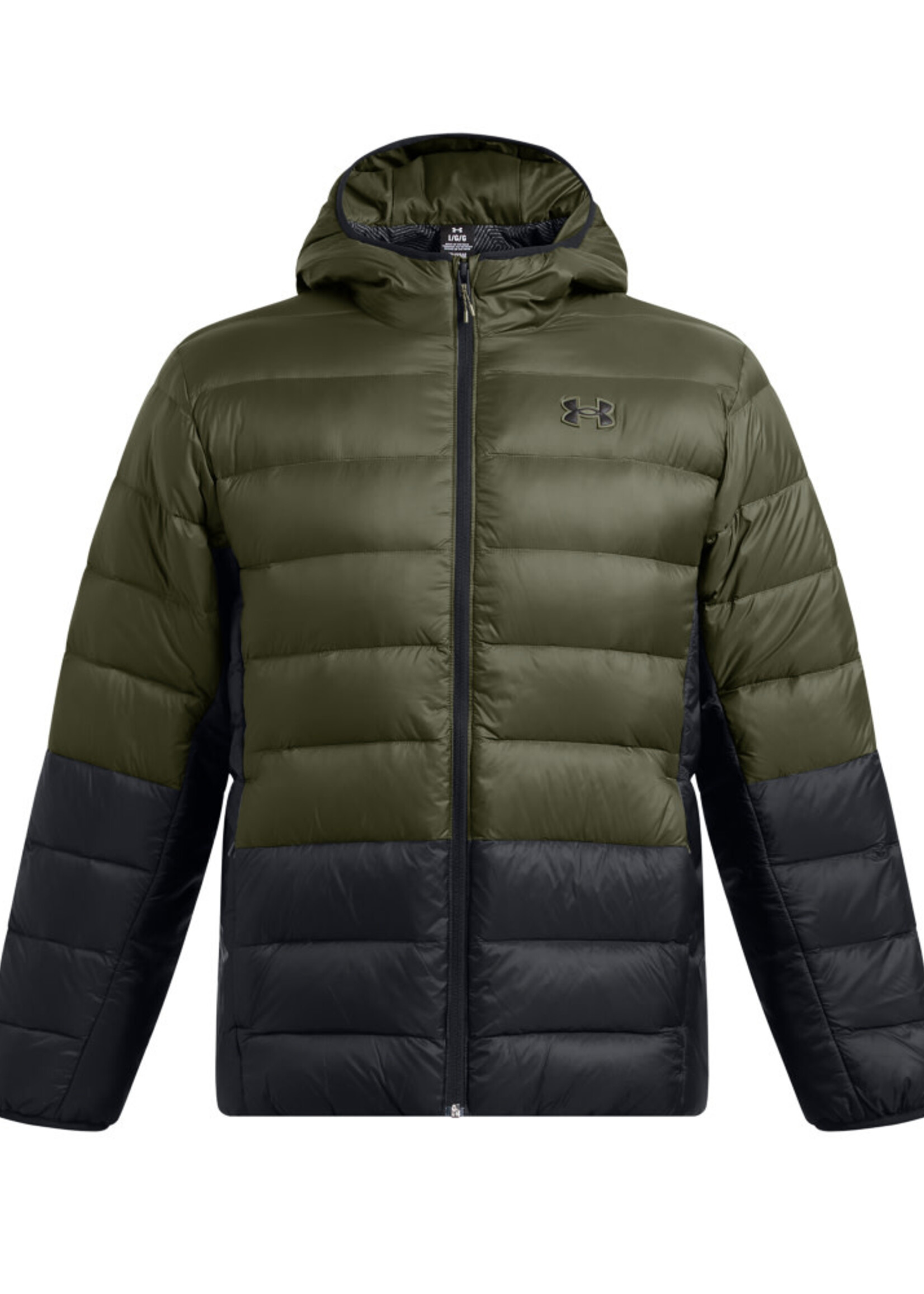 Under Armour Legend Down Hooded Jacket-Grn