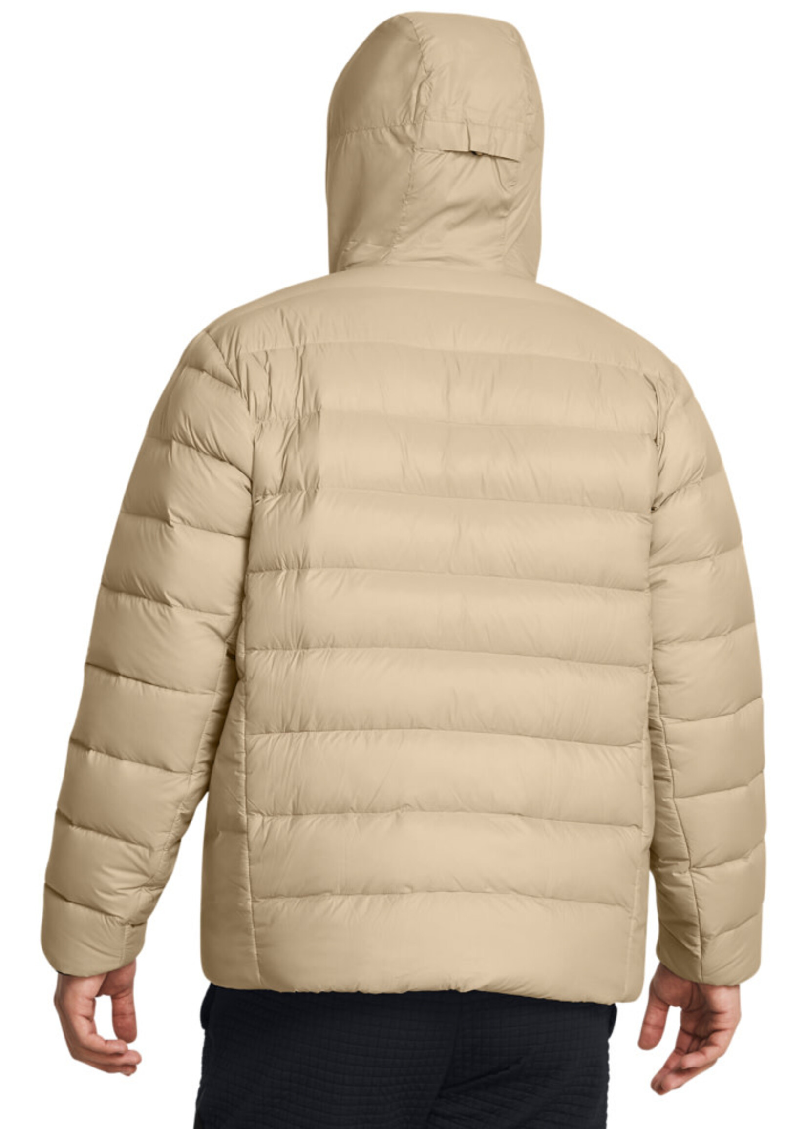 Under Armour Legend Down Hooded Jacket-Brn