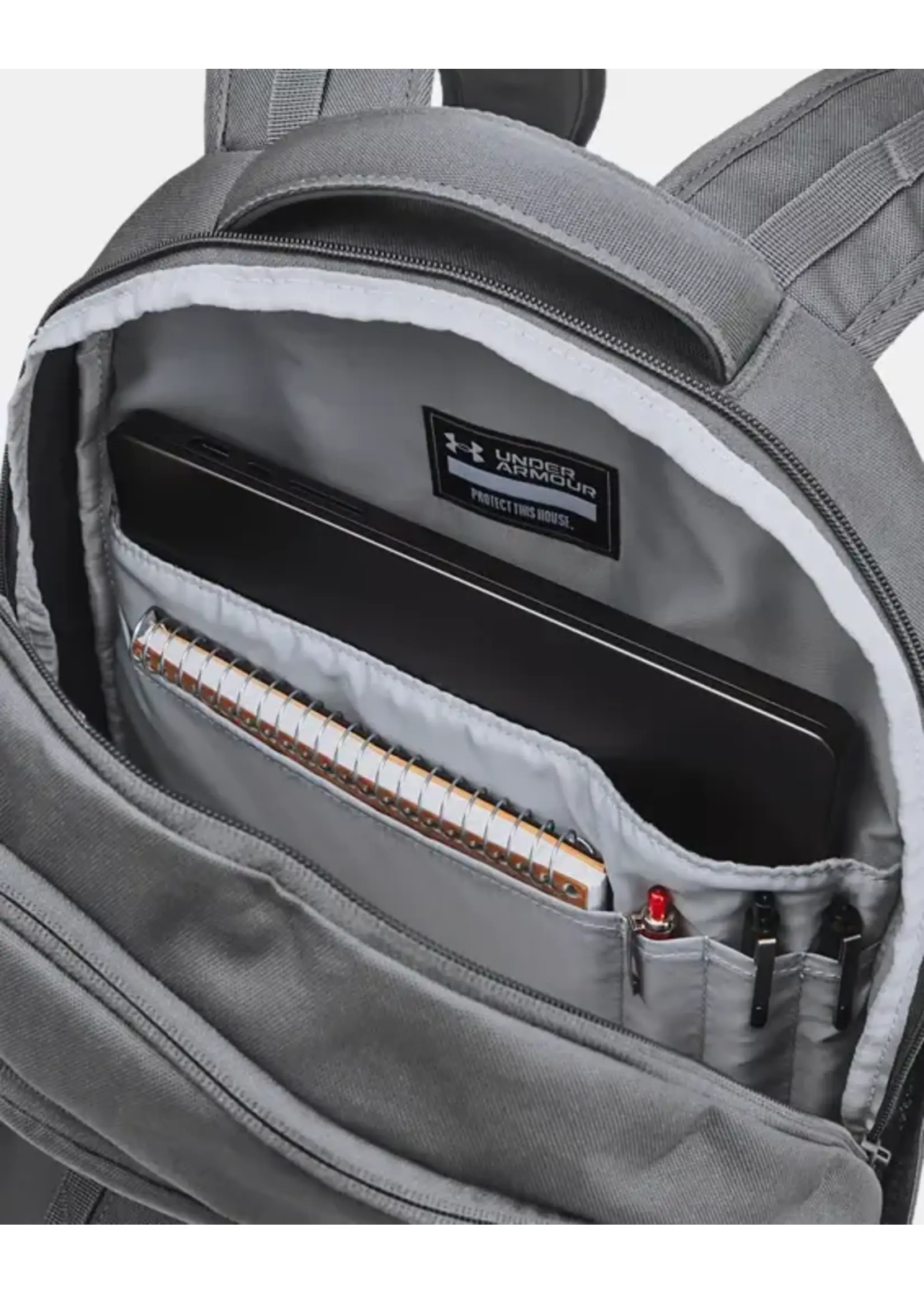 Under Armour Ua Hustle 6.0 Backpack-Gry 025