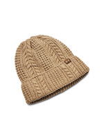 Under Armour W Halftime Cable Knit Beanie-Brn