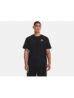 Under Armour Men's UA Logo Embroidered Heavyweight Short Sleeve - BLK-WHT
