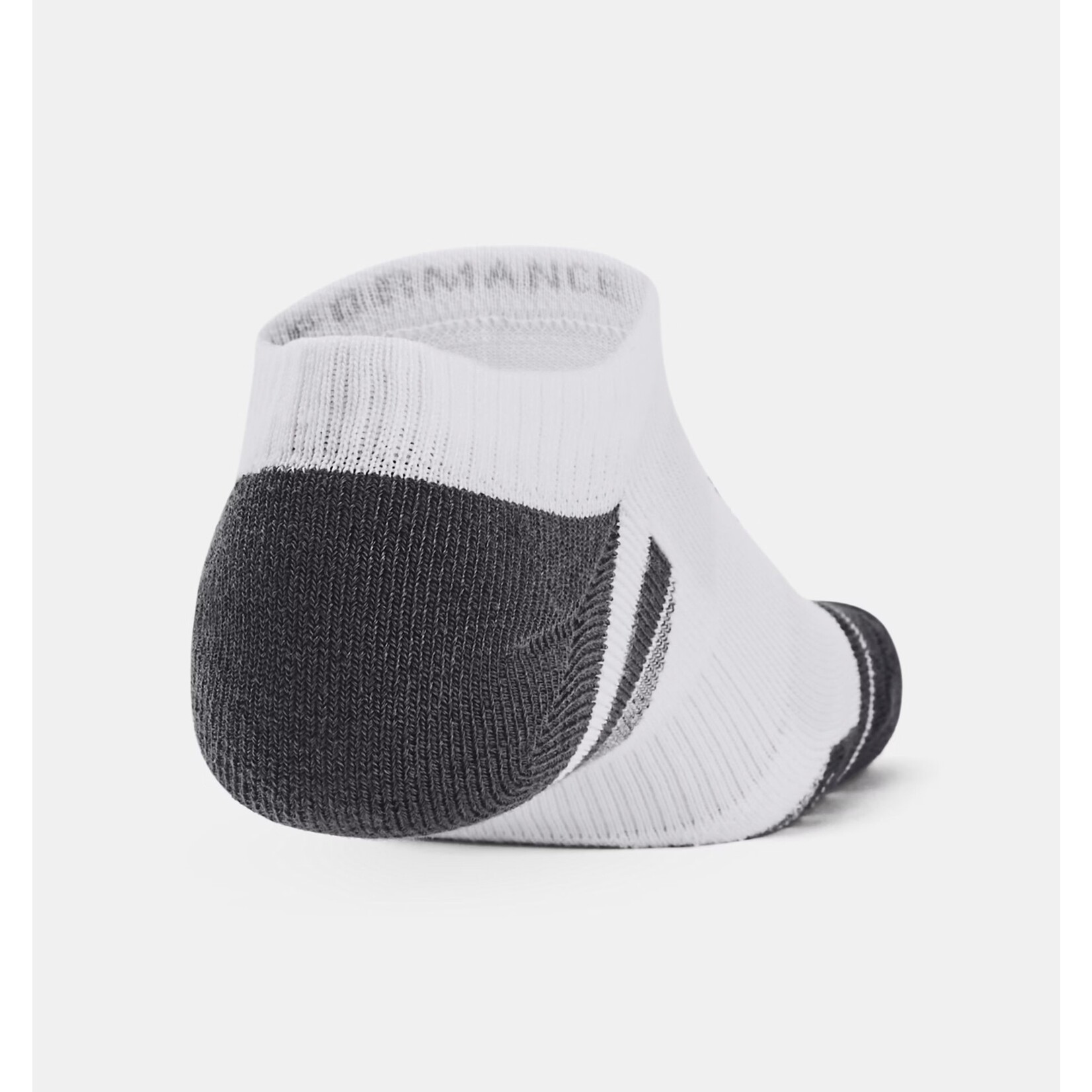 Under Armour Heatgear Tech No Show 3pk-WHT LG