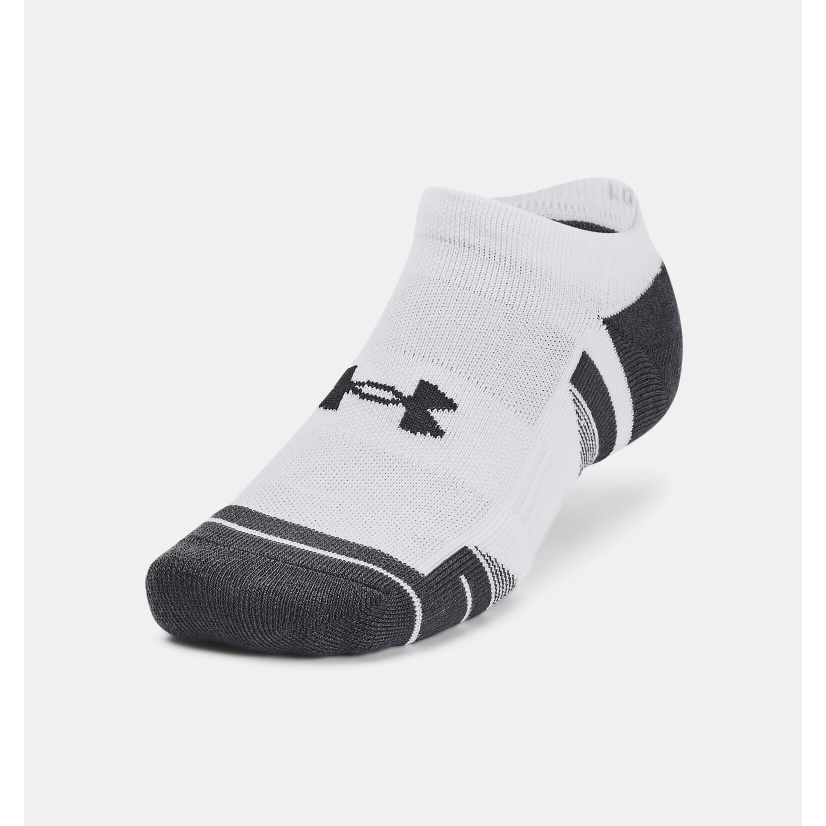 Under Armour Heatgear Tech No Show 3pk-WHT LG