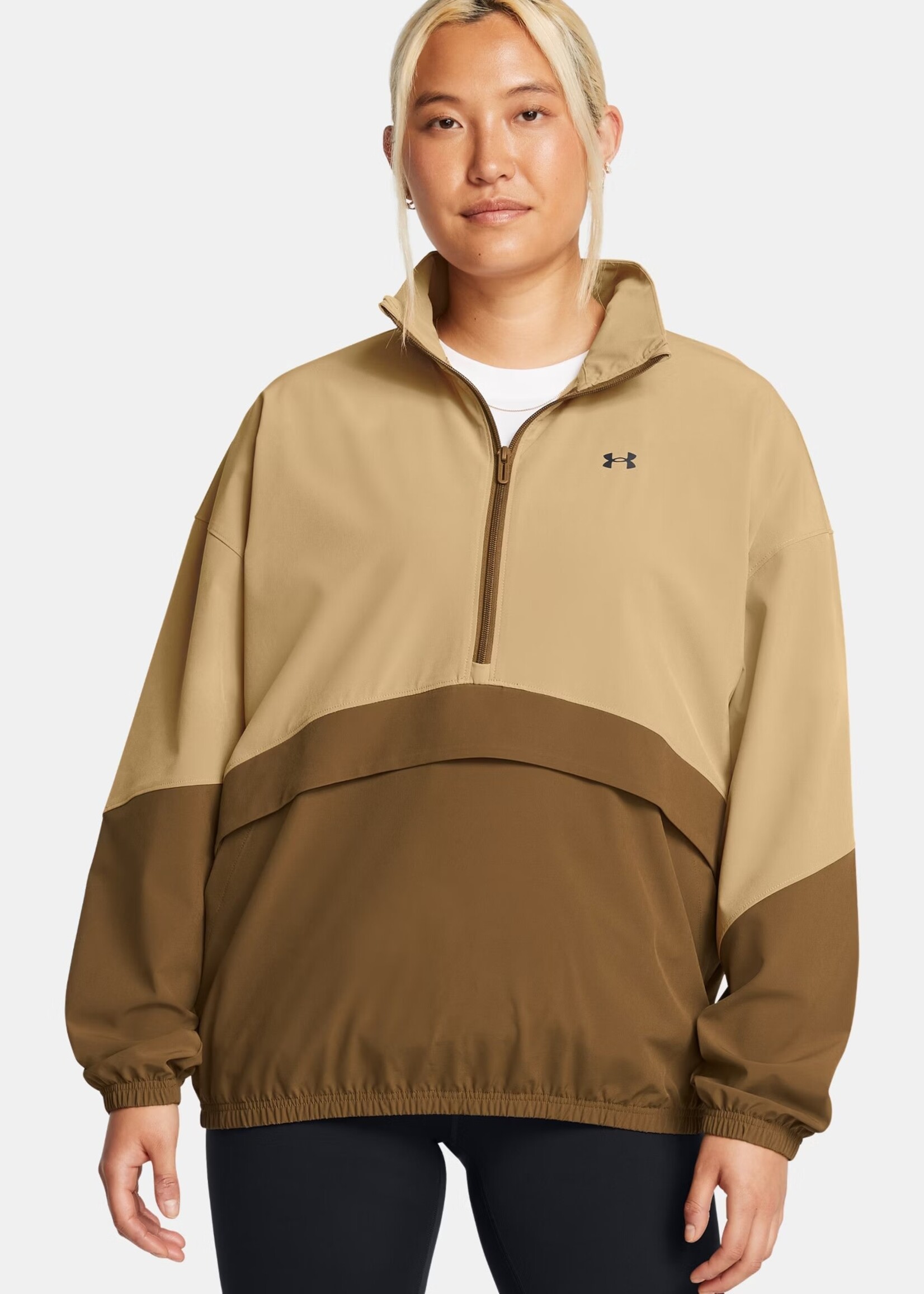Under Armour UA ArmourSport Anorak Jacket-Camel--Black