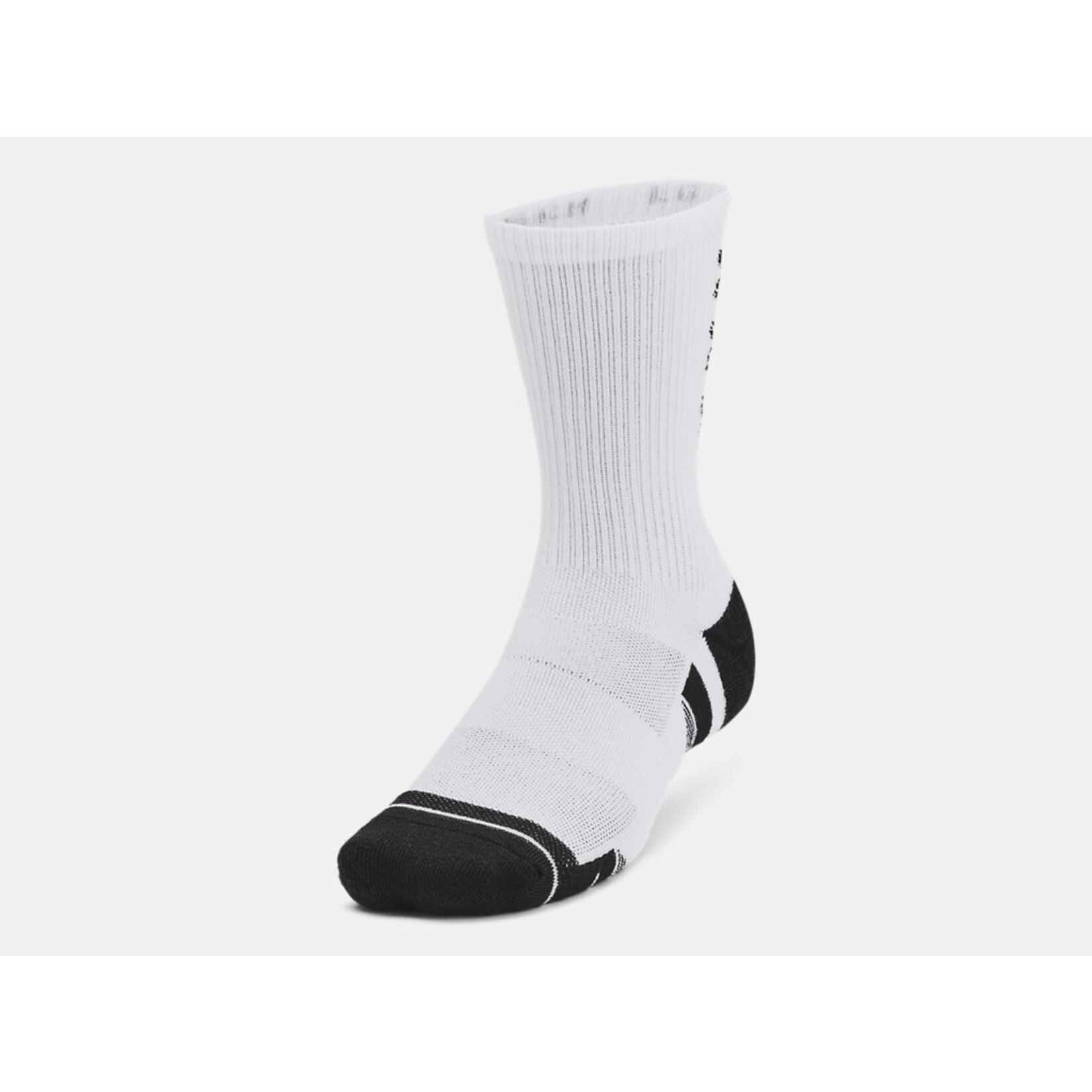 Under Armour UA Performance Tech Crew Socks 3P - WHT MD