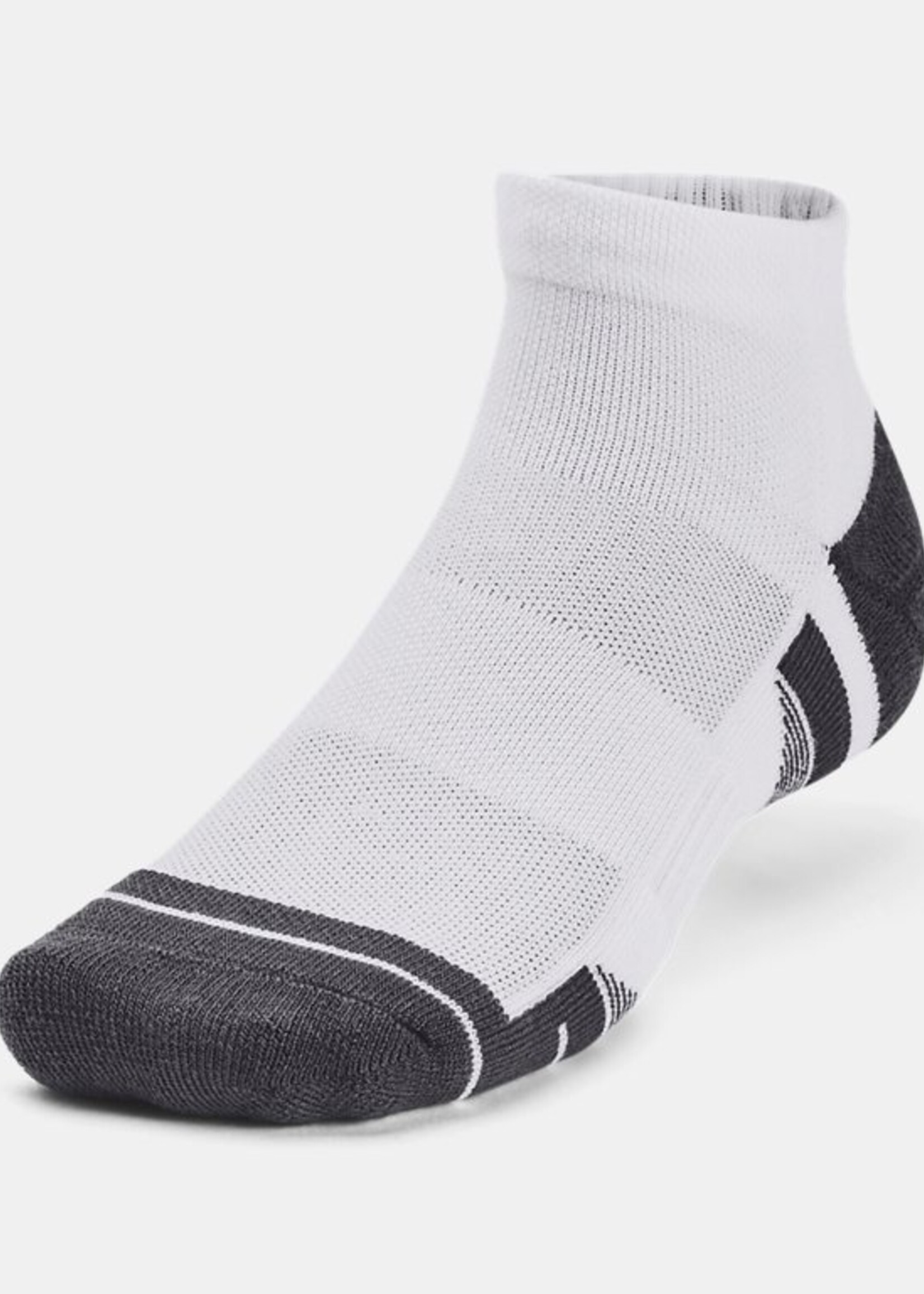 Under Armour UA Performance Tech Low Cut-WHT-LG