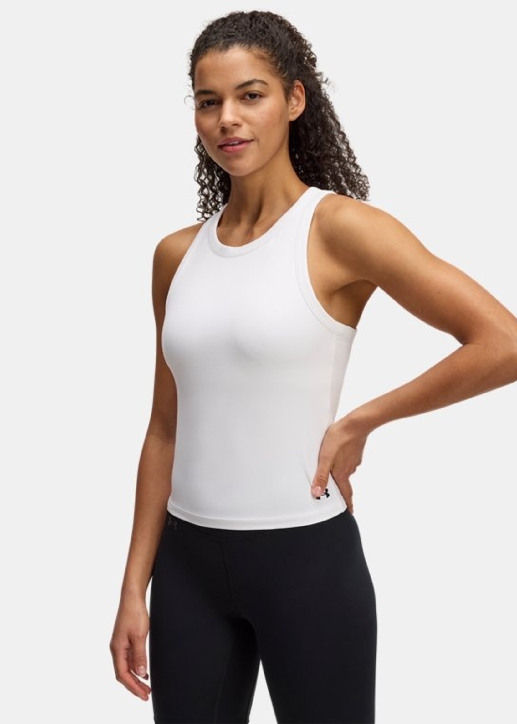 Under Armour Motion High Neck Tank-Wht