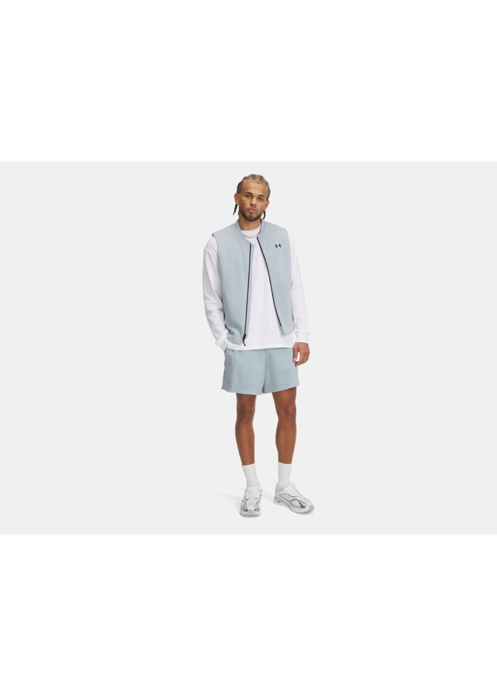 Under Armour Ua Unstoppable Flc Grid Shorts-Blu