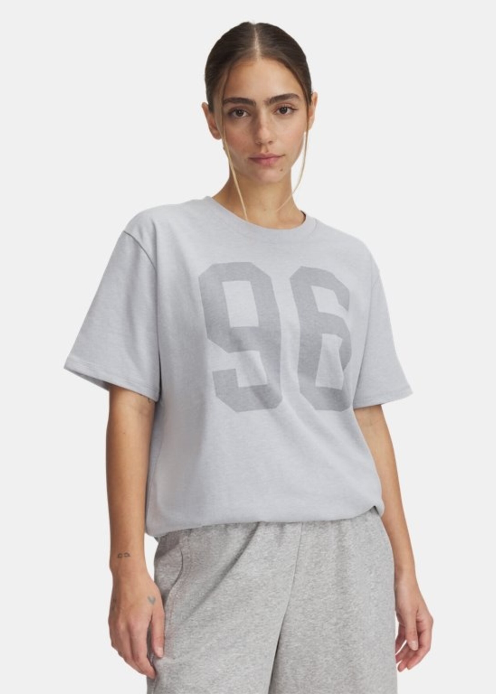 Under Armour Ua Heavyweight Os 96 shortsleeve tee-Gry