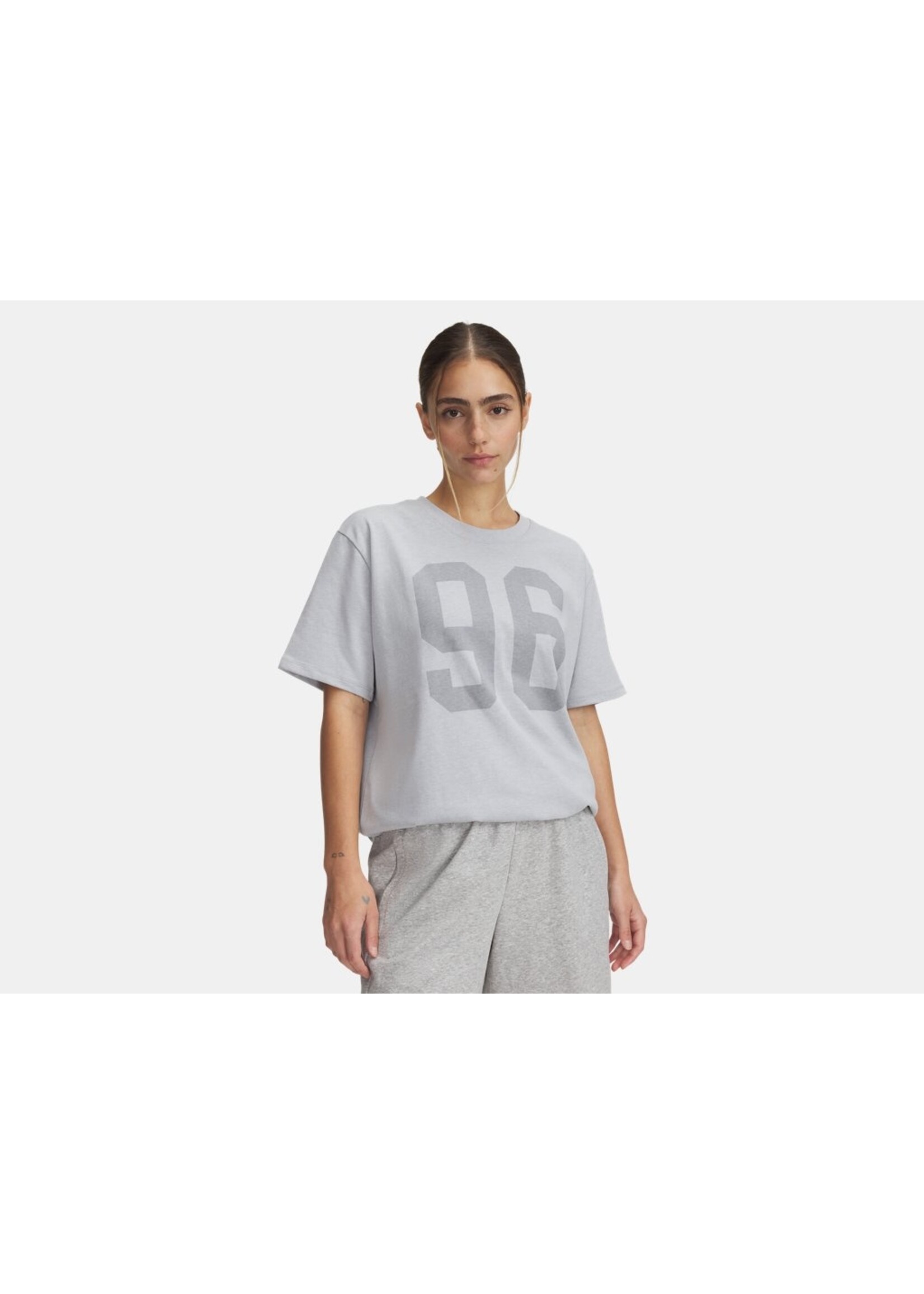 Under Armour Ua Heavyweight Os 96 shortsleeve tee-Gry