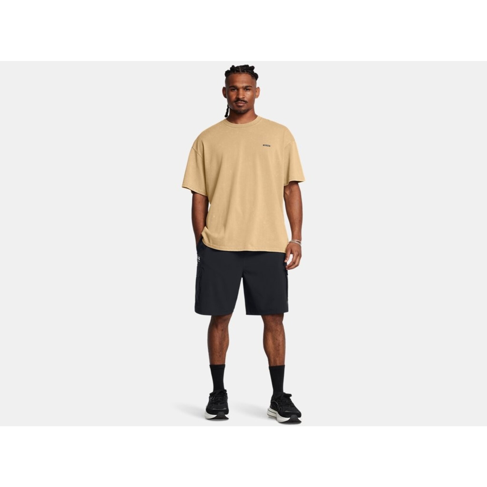 Under Armour Ua Vibe Woven Cargo Short-Blk
