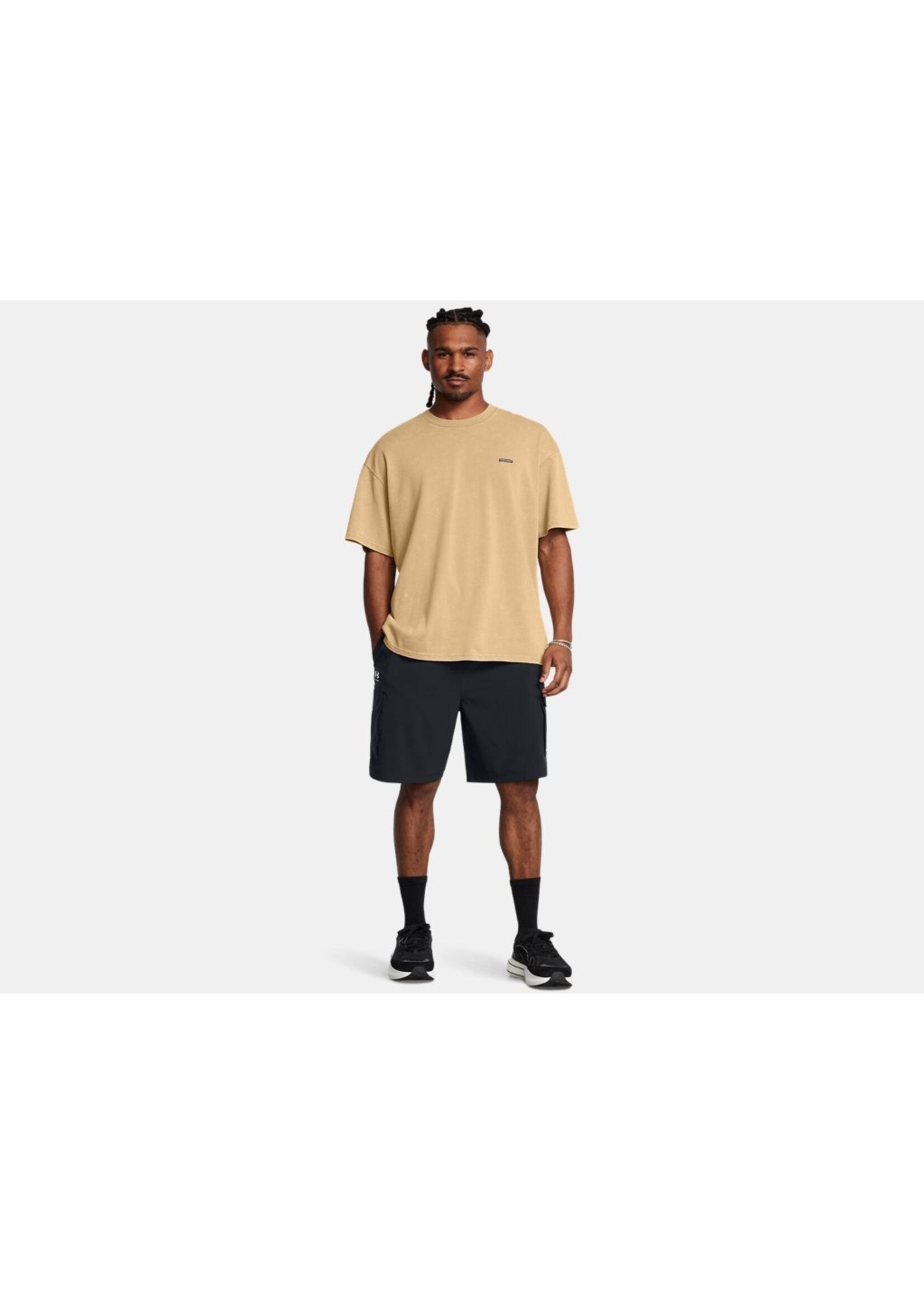 Under Armour Ua Vibe Woven Cargo Short-Blk